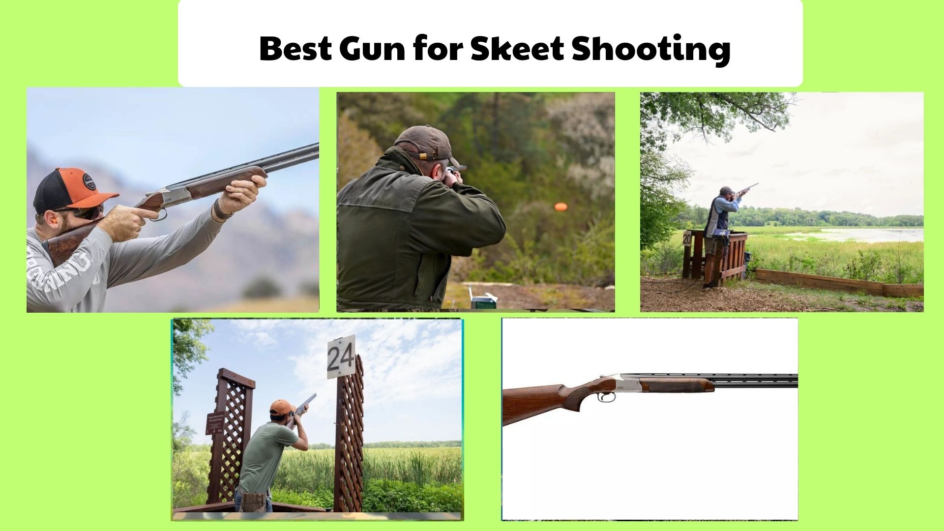Best Gun for Skeet Shooting