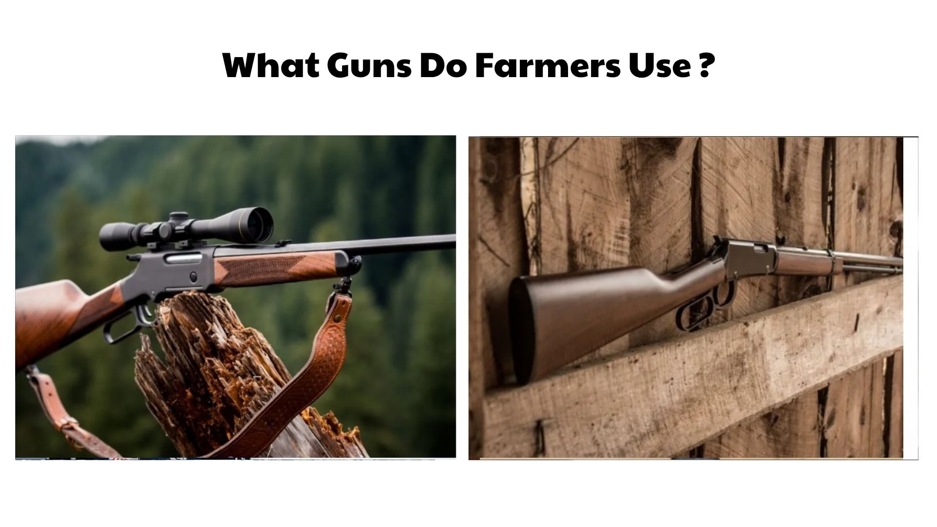 What Guns Do Farmers Use