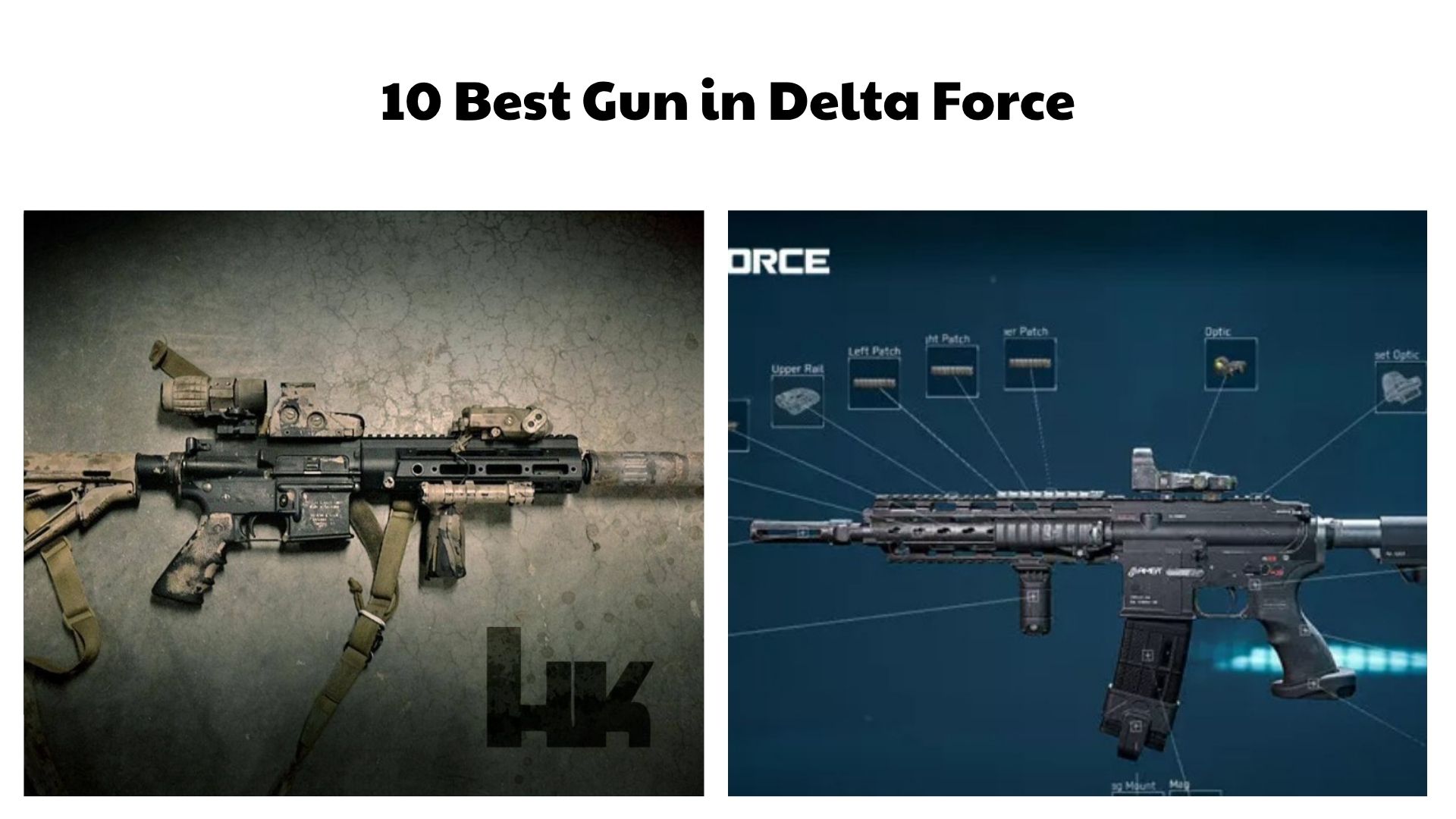 10 Best Gun in Delta Force