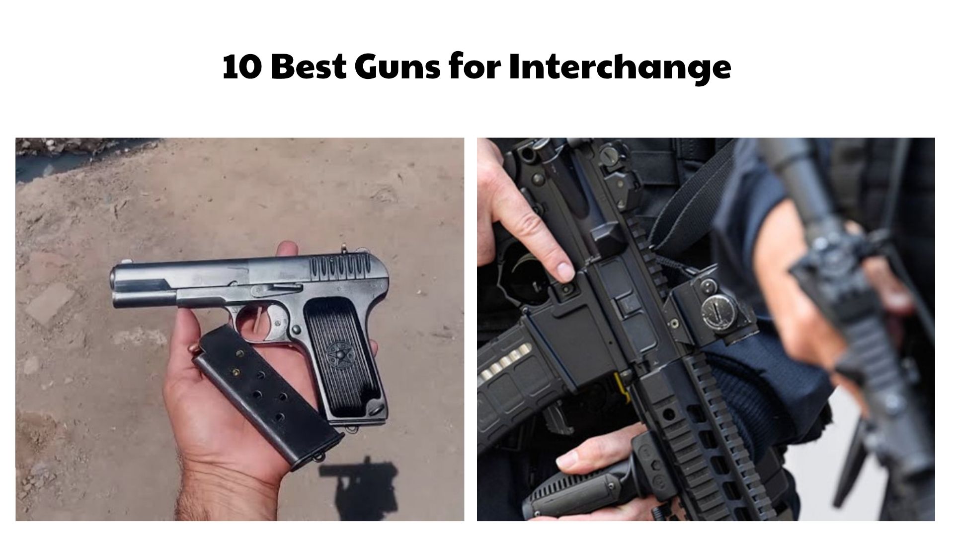 10 Best Guns for Interchange