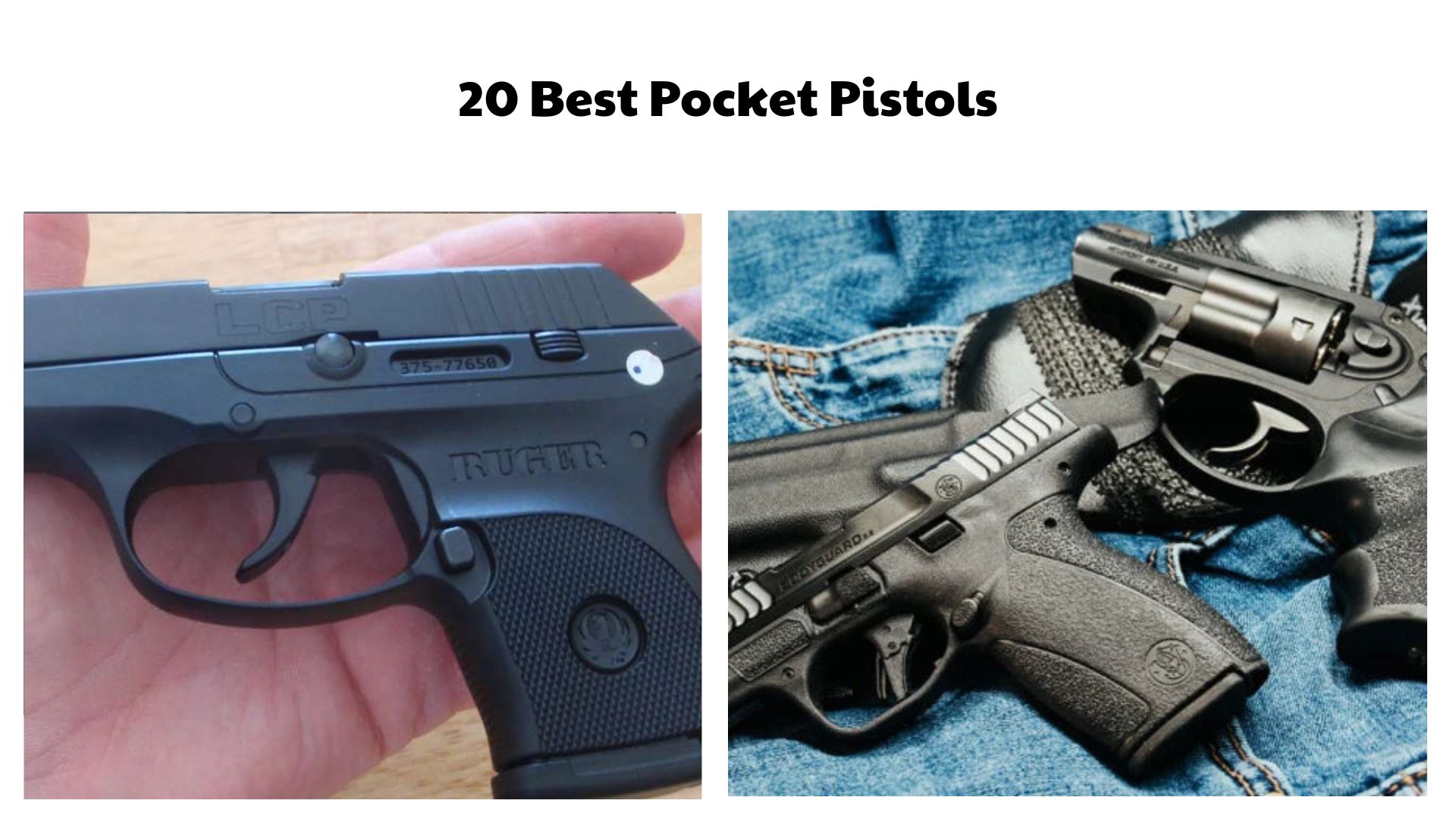 20 Best Pocket Pistols