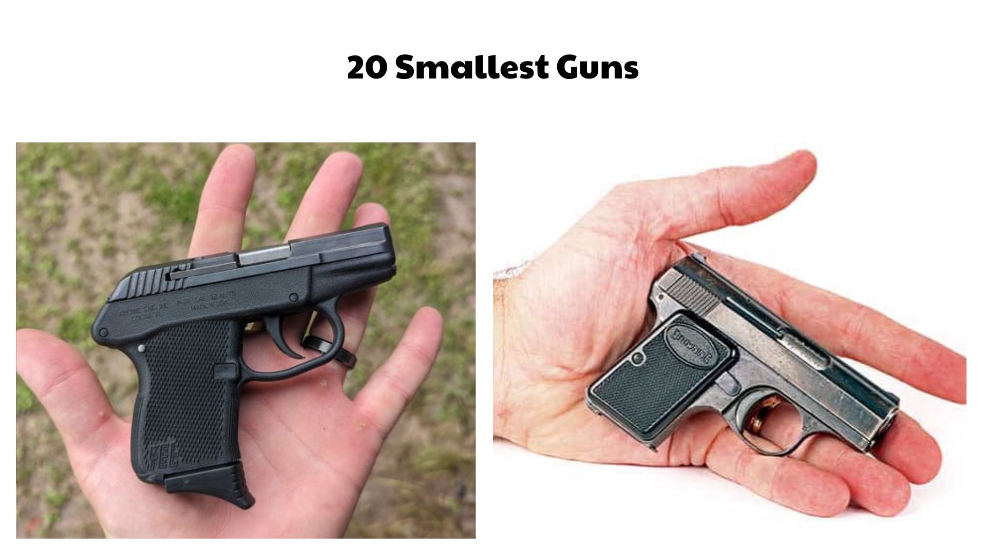 20 Smallest Guns