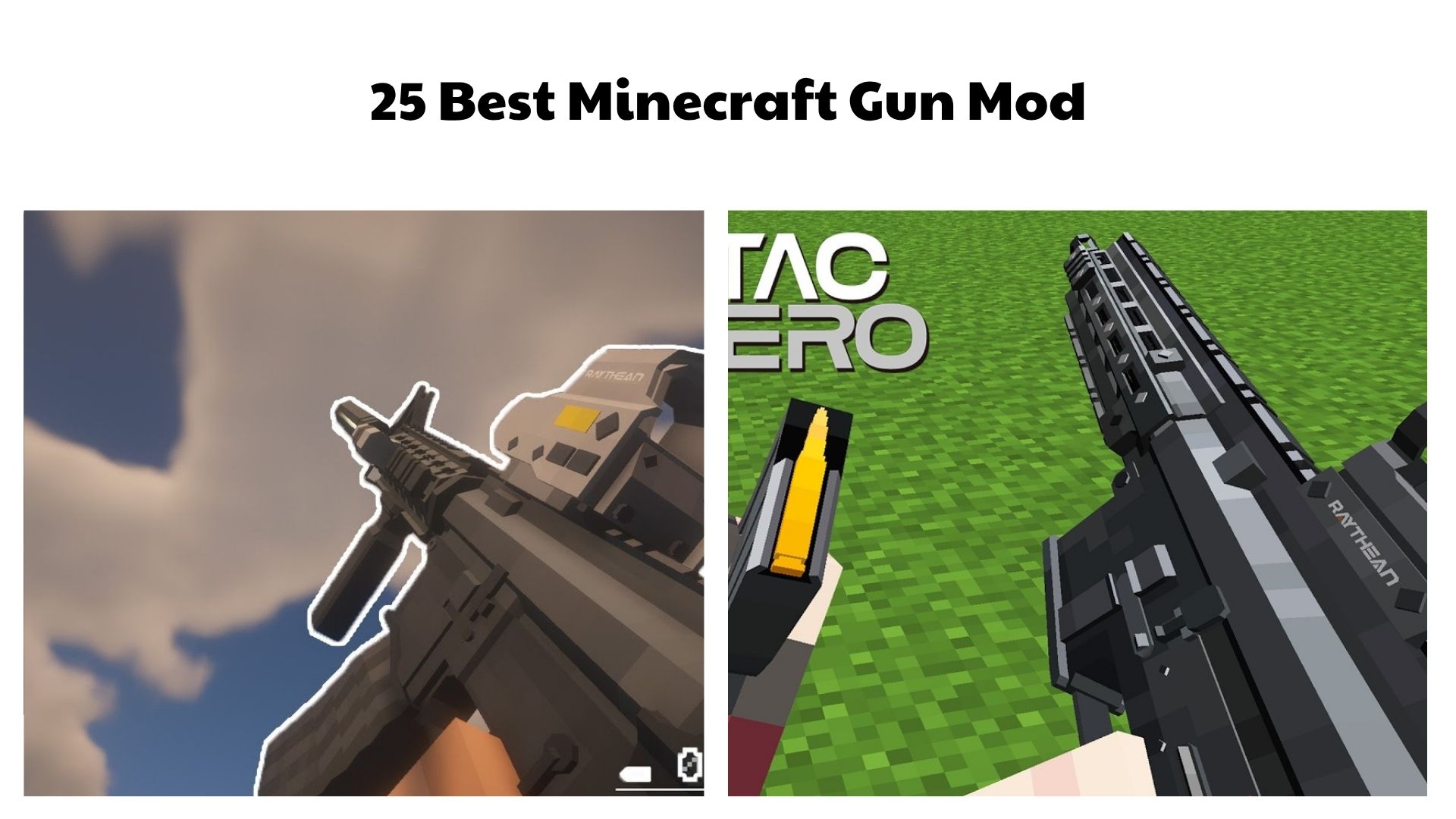 25 Best Minecraft Gun Mod