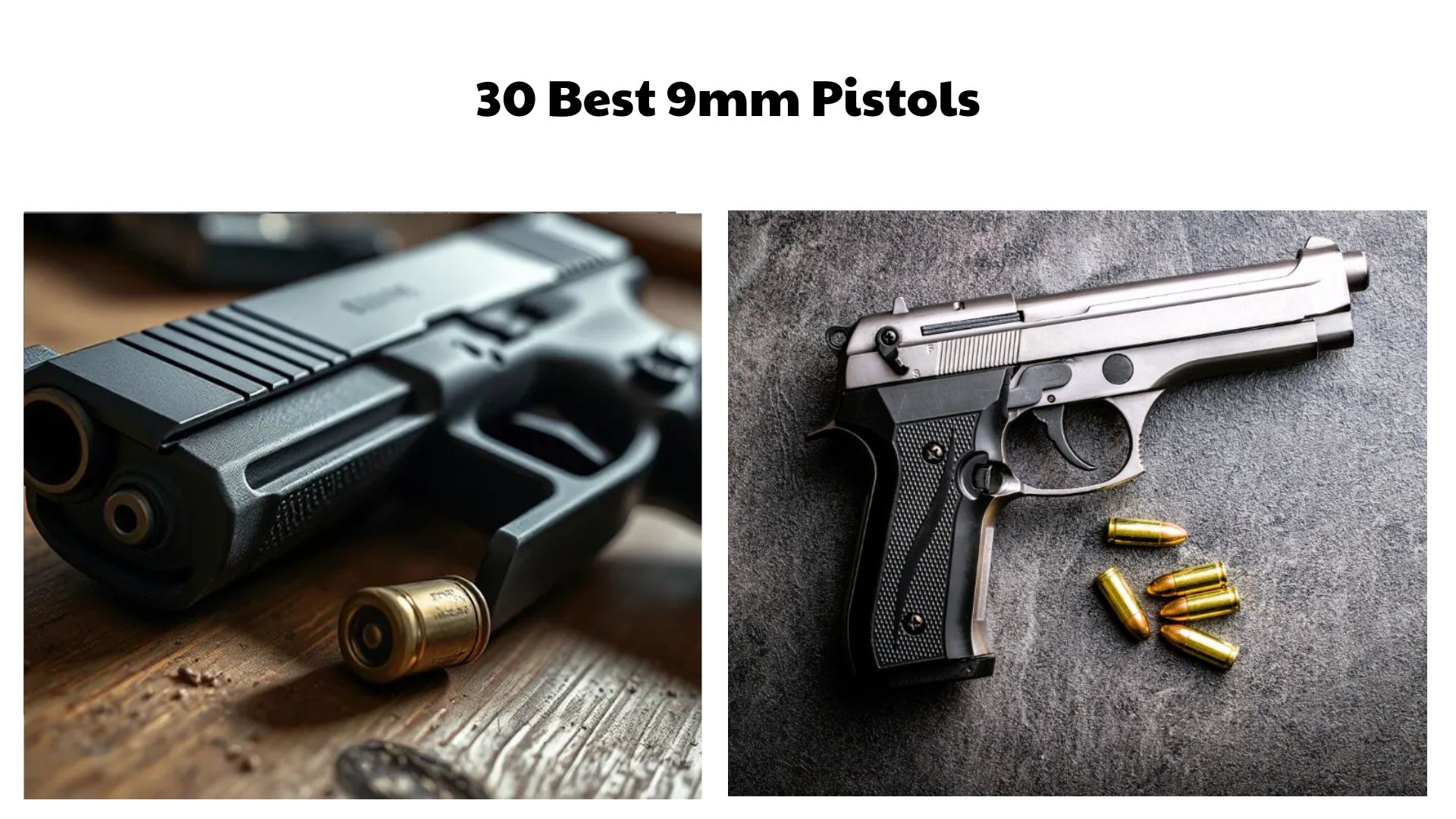 30 Best 9mm Pistols