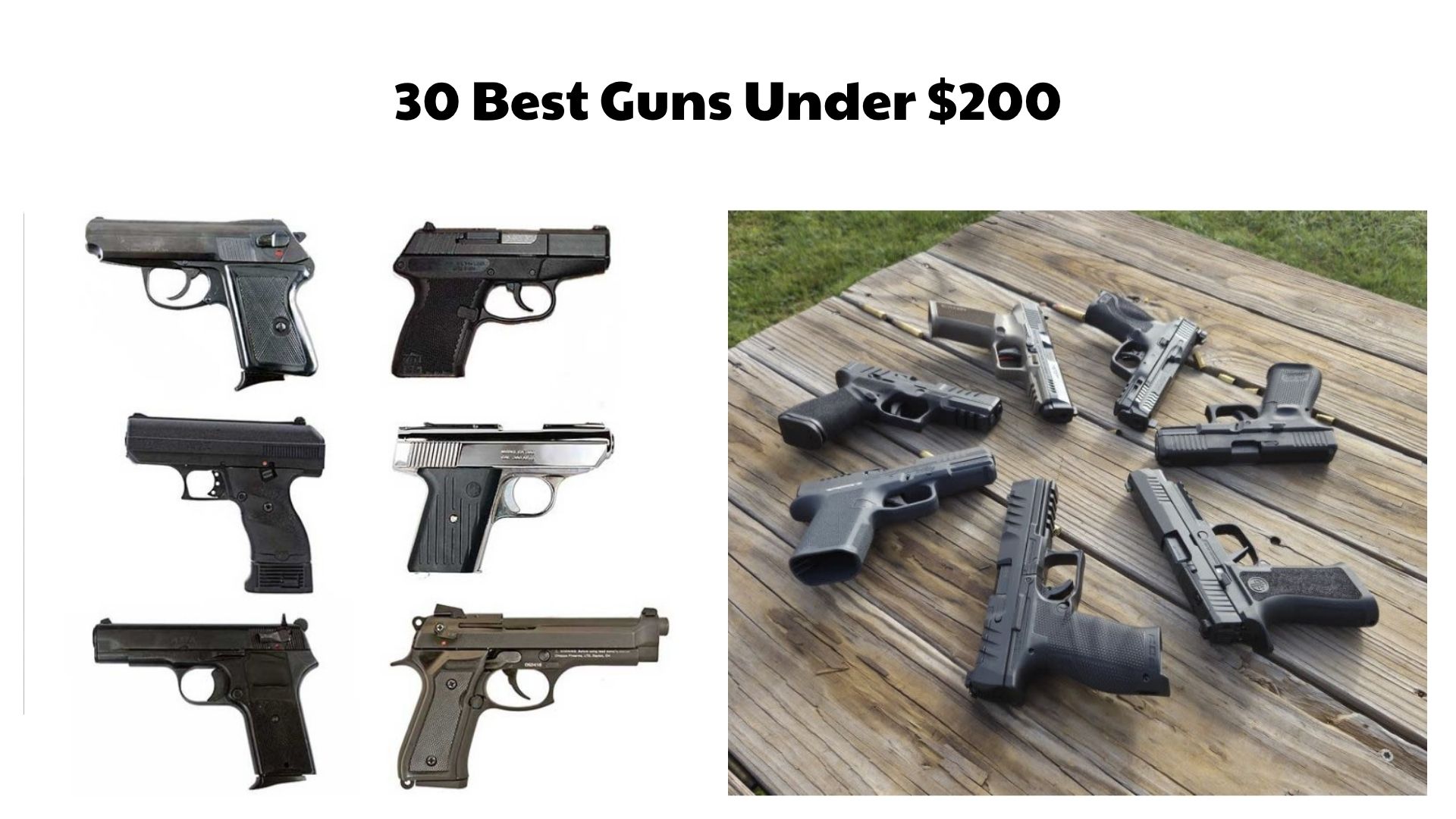 30 Best Guns Under $200