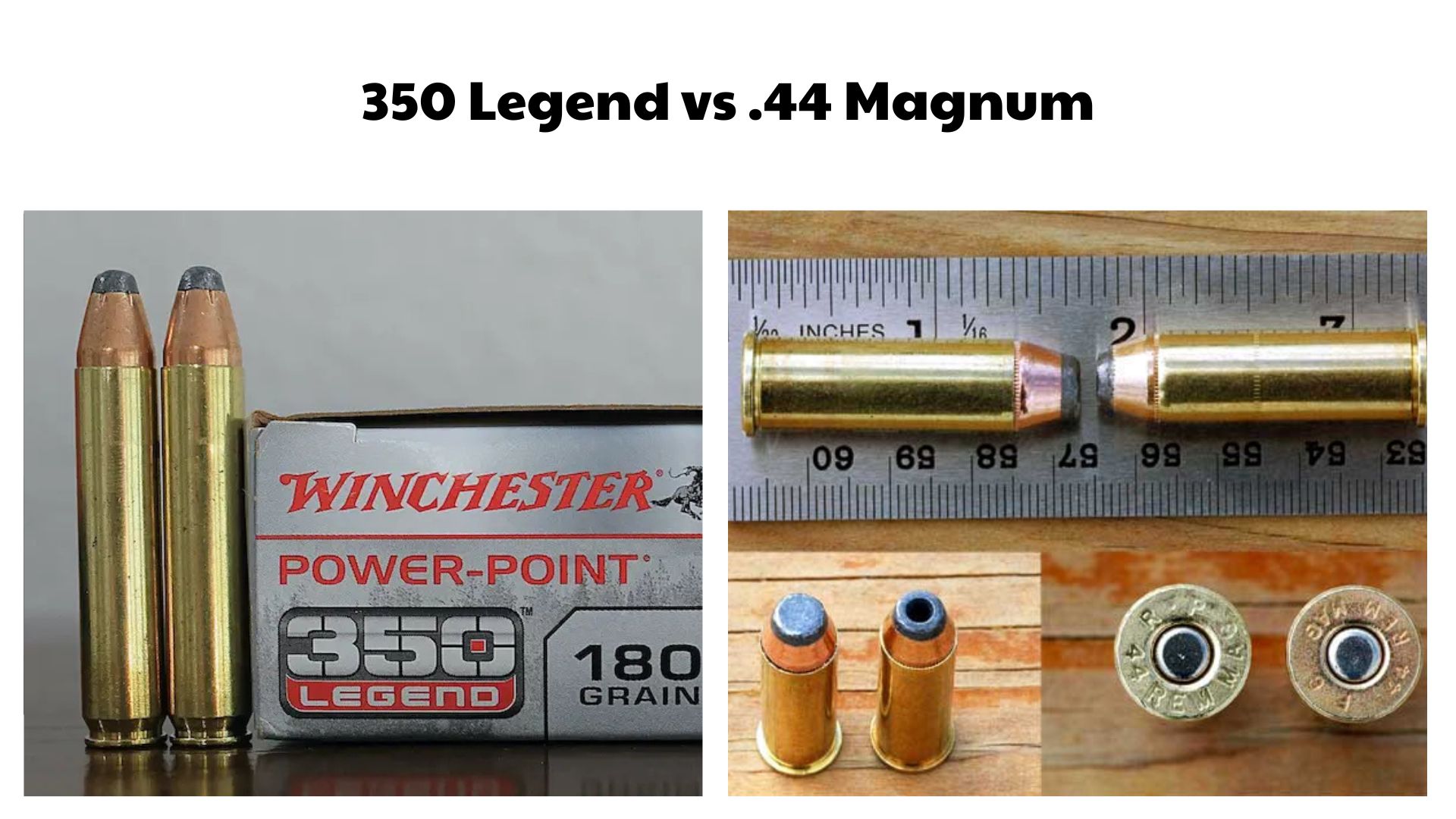 350 Legend vs .44 Magnum