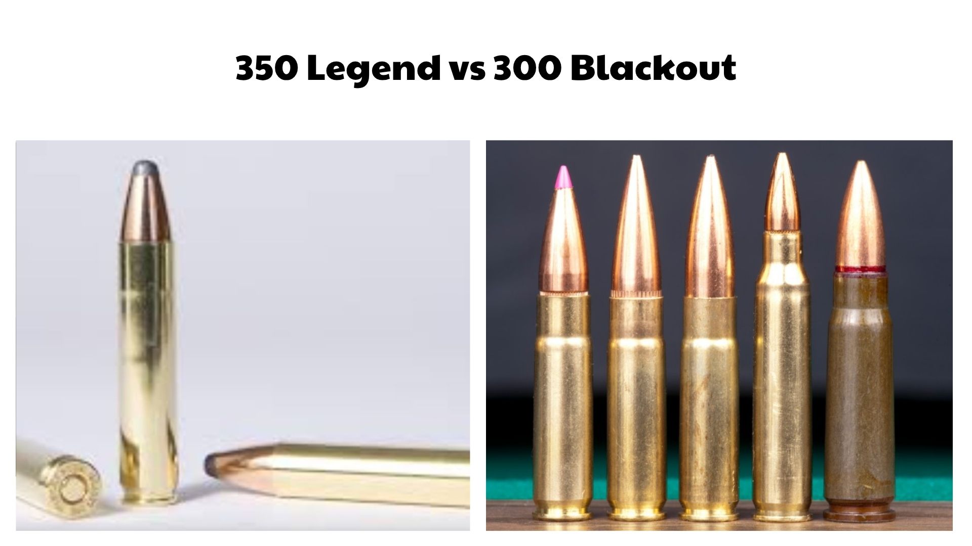 350 Legend vs 300 Blackout