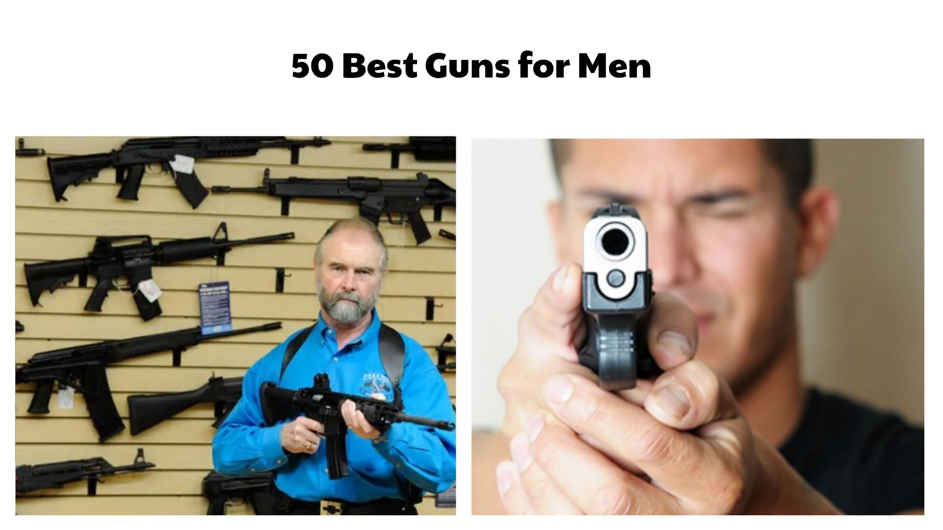 50 Best Guns for Men