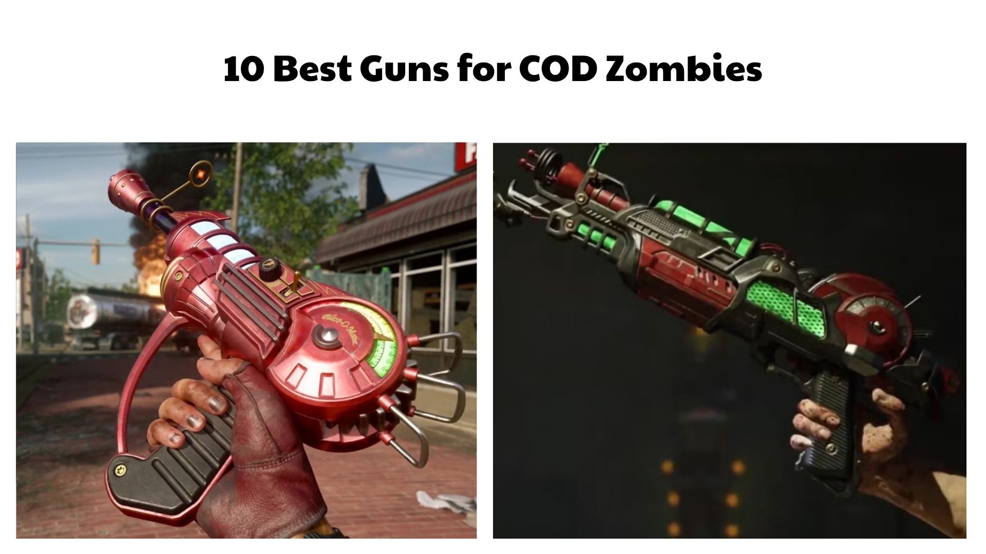 Best Guns for COD Zombies