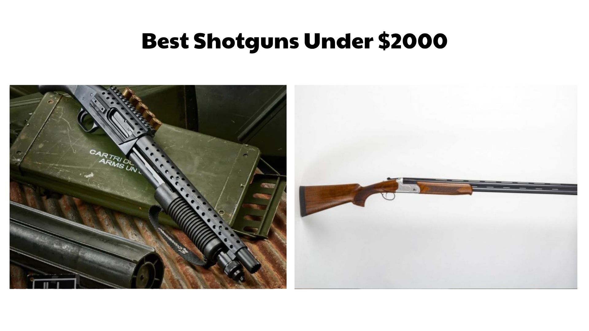 Best Shotguns Under $2000