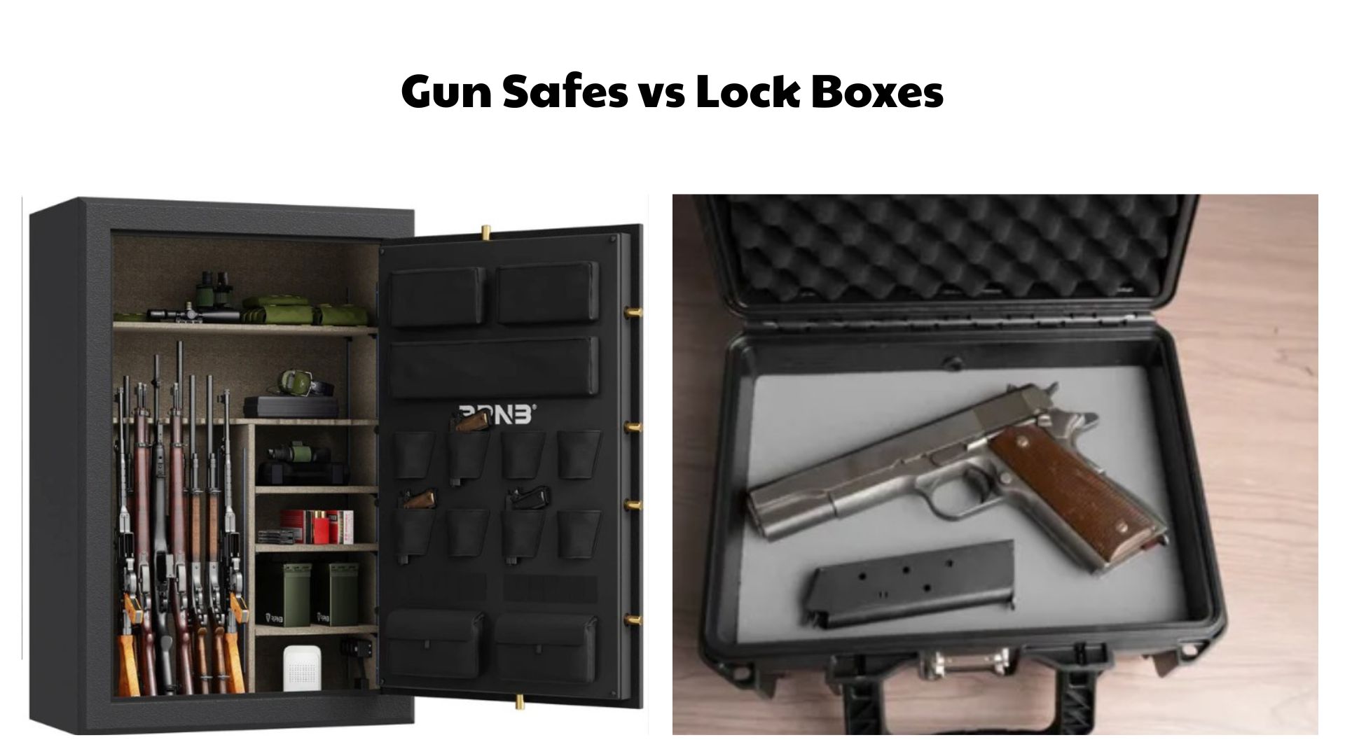 Gun Safes vs Lock Boxes