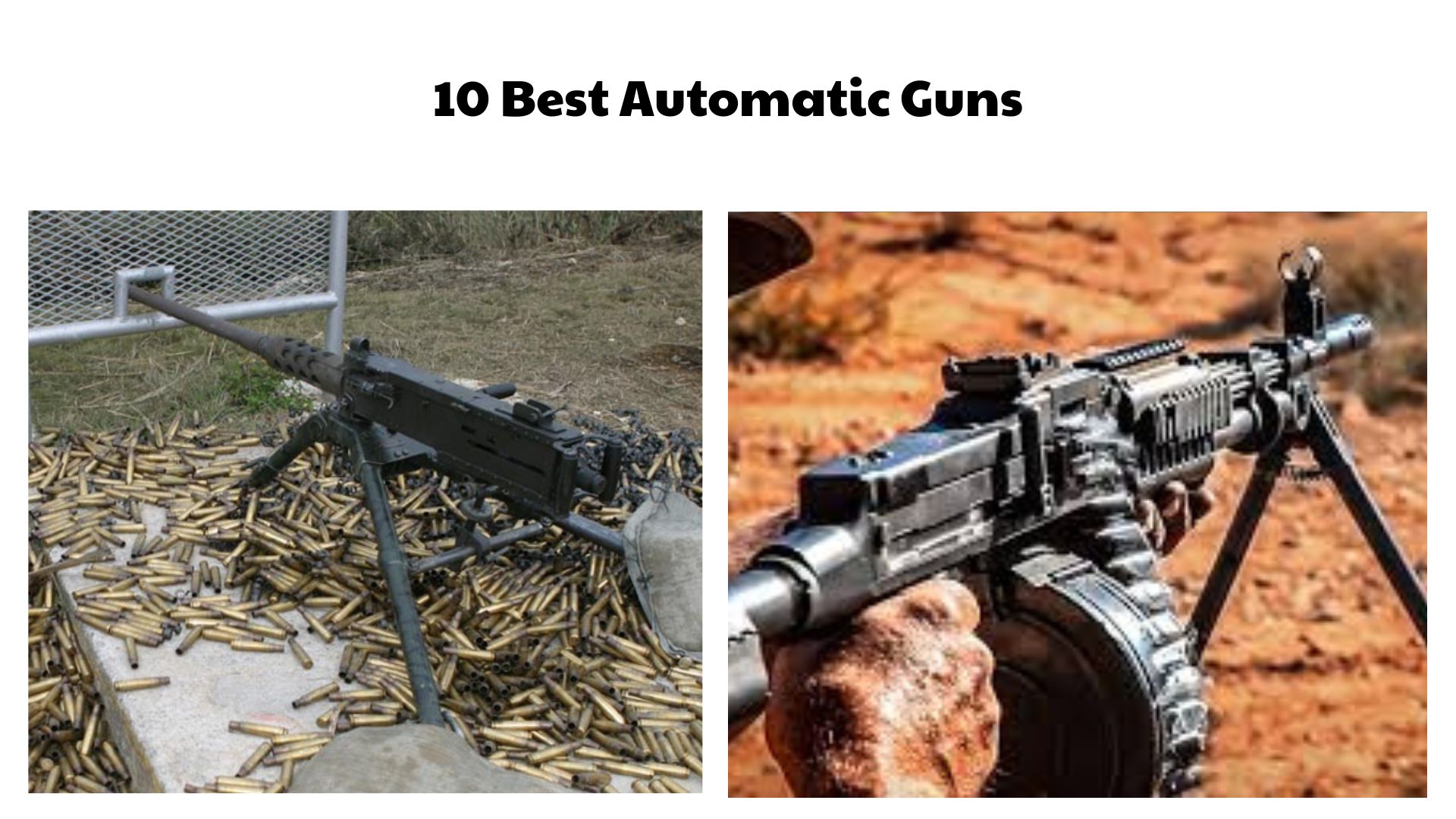 10 Best Automatic Guns