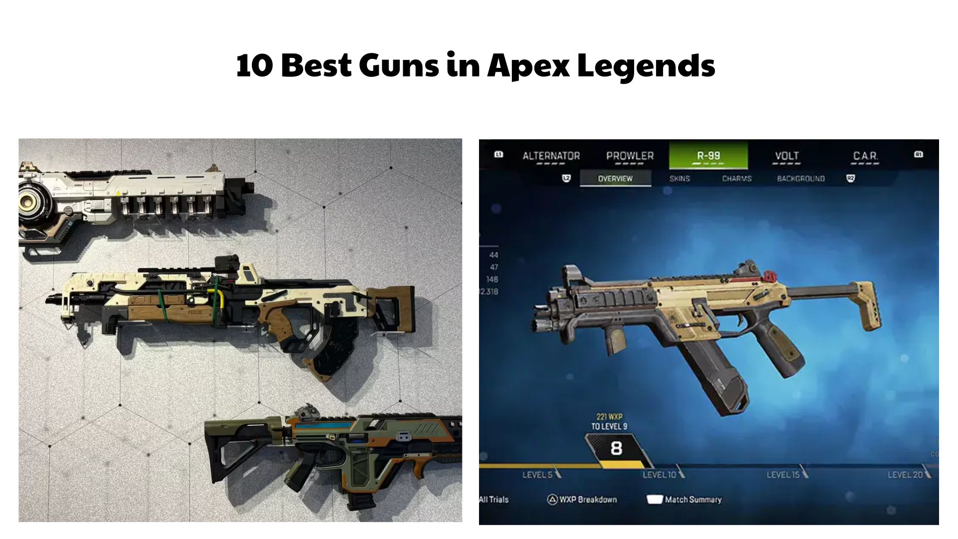 10 Best Guns in Apex Legends