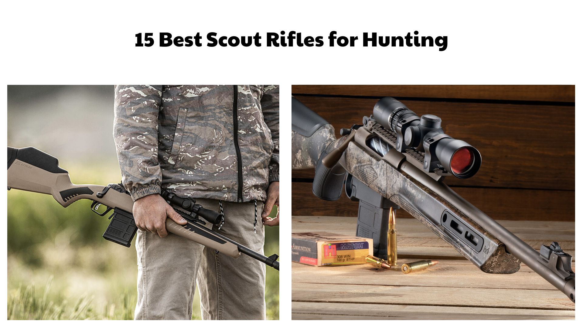 15 Best Scout Rifles for Hunting