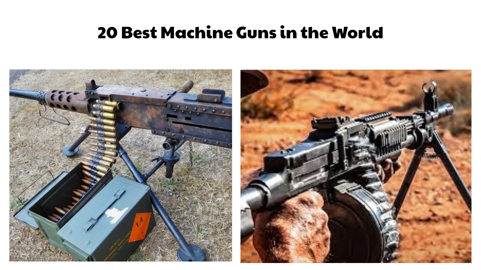 20 Best Machine Guns in the World