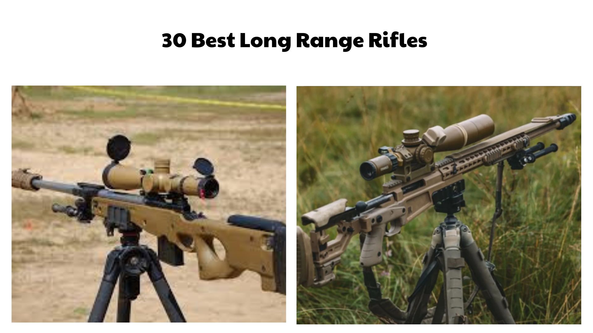 30 Best Long Range Rifles