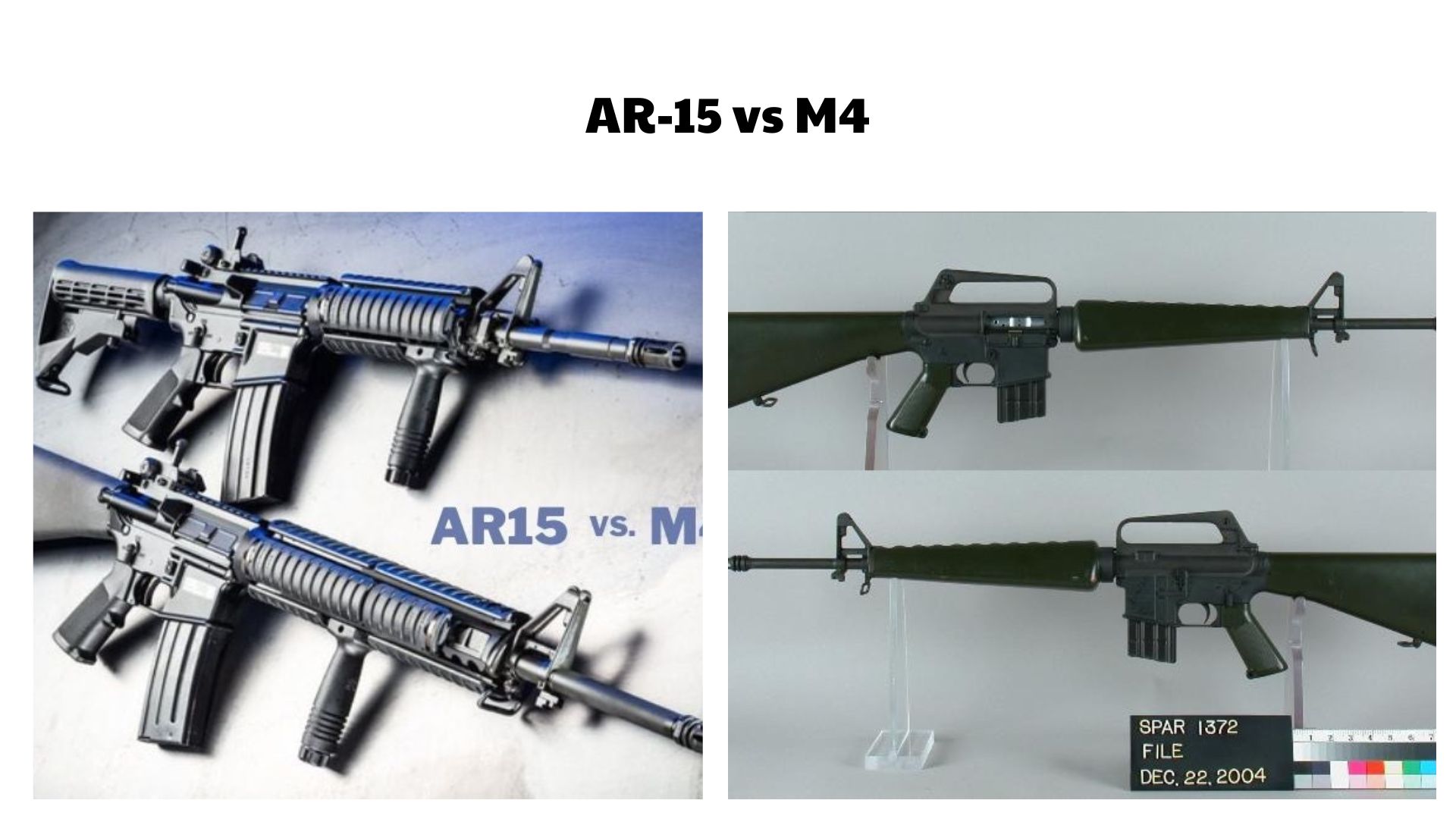AR-15 vs M4