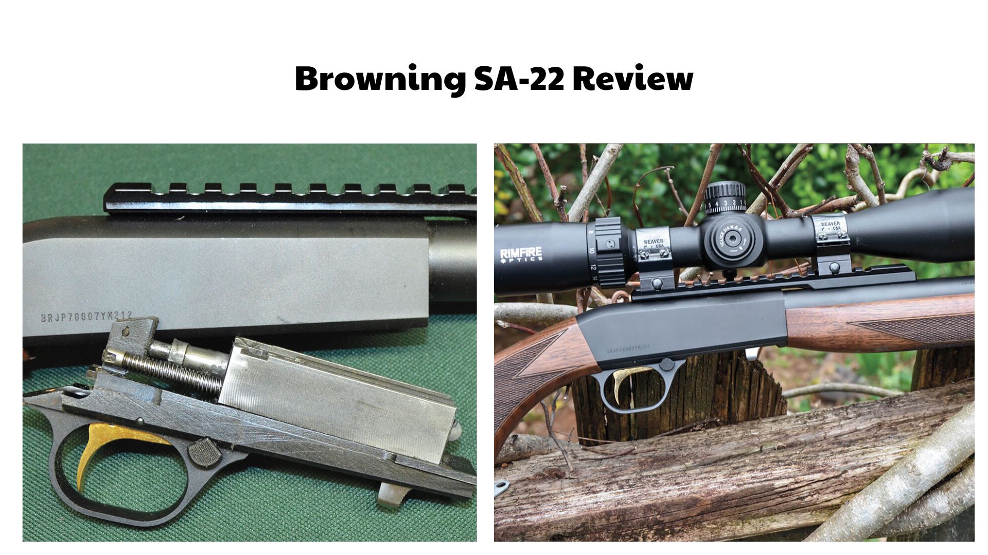 Browning SA-22 Review