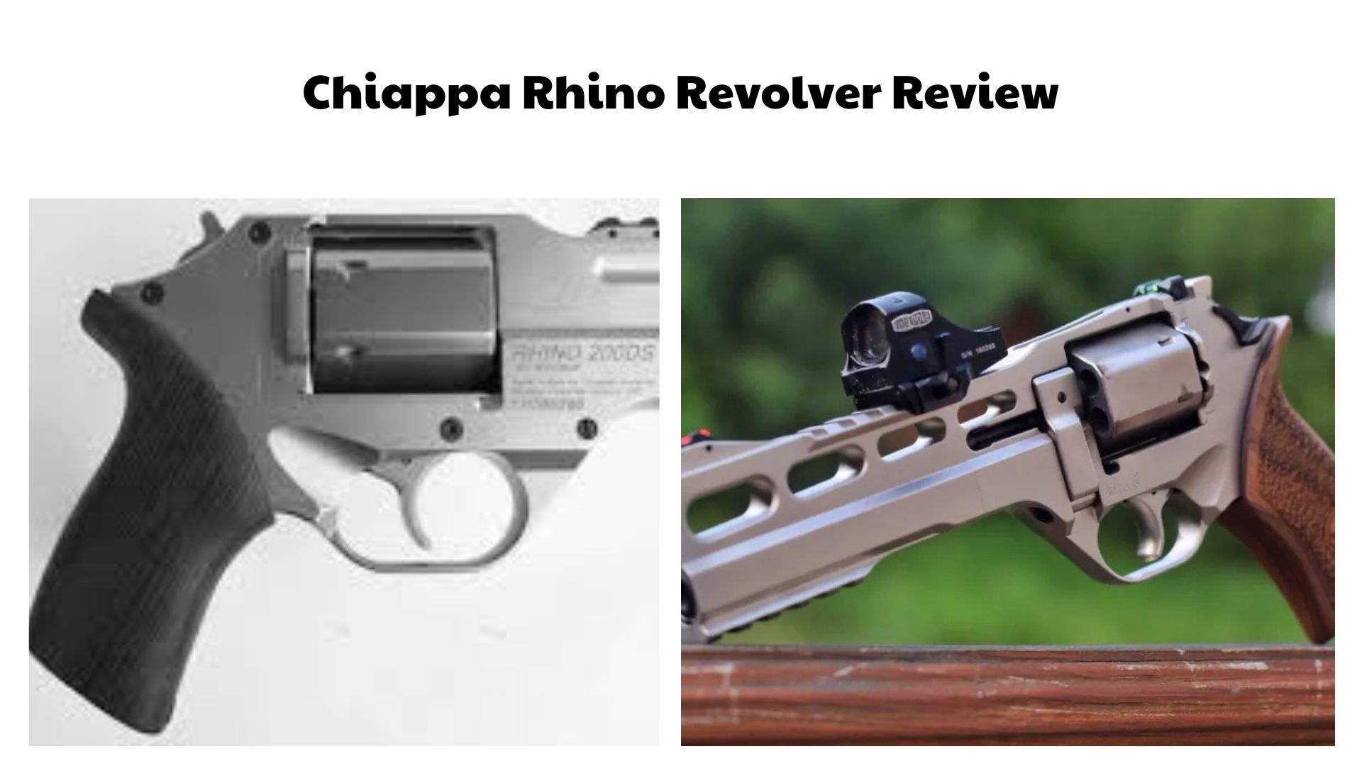Chiappa Rhino Revolver Review