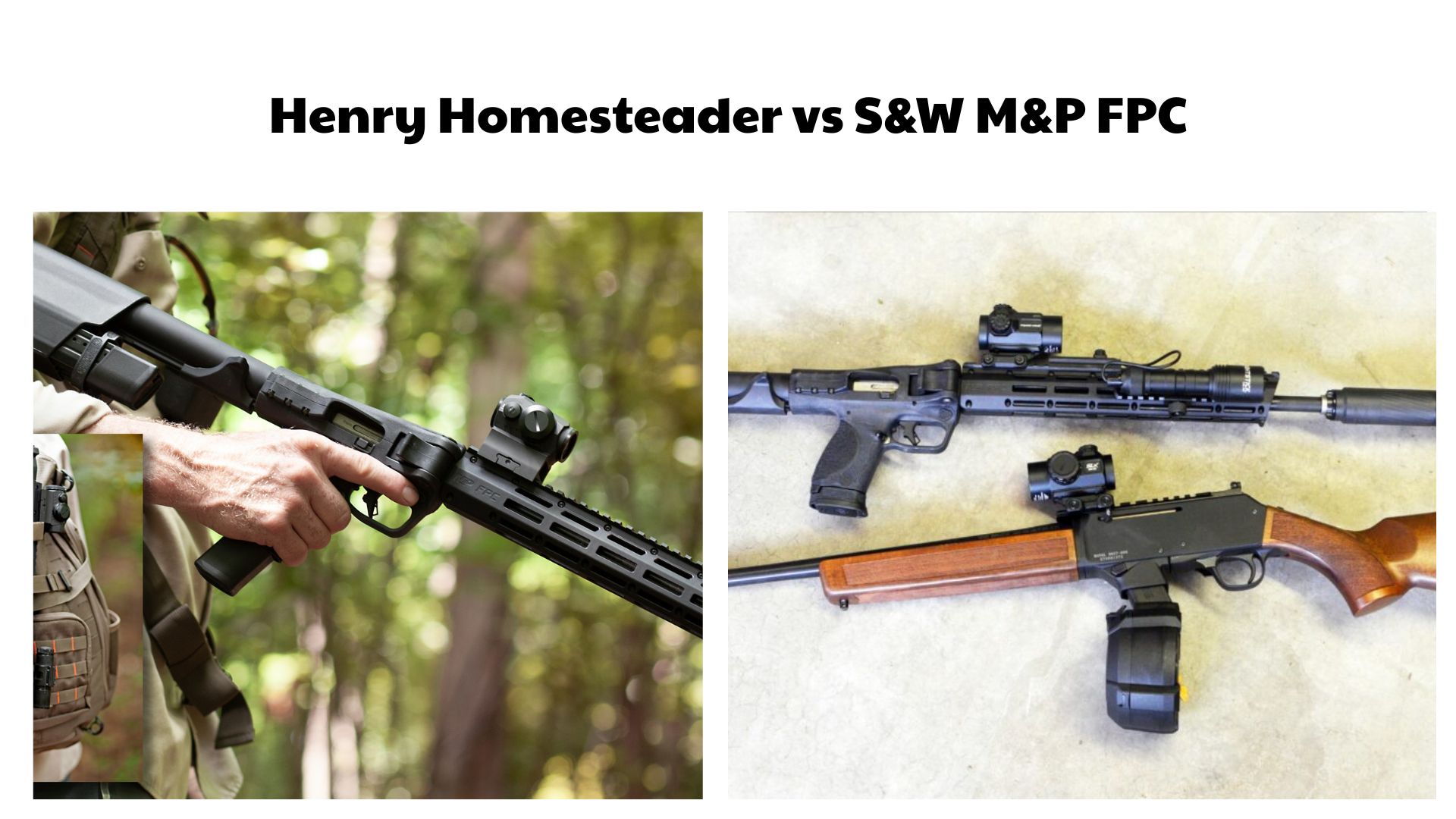 Henry Homesteader vs S&W M&P FPC