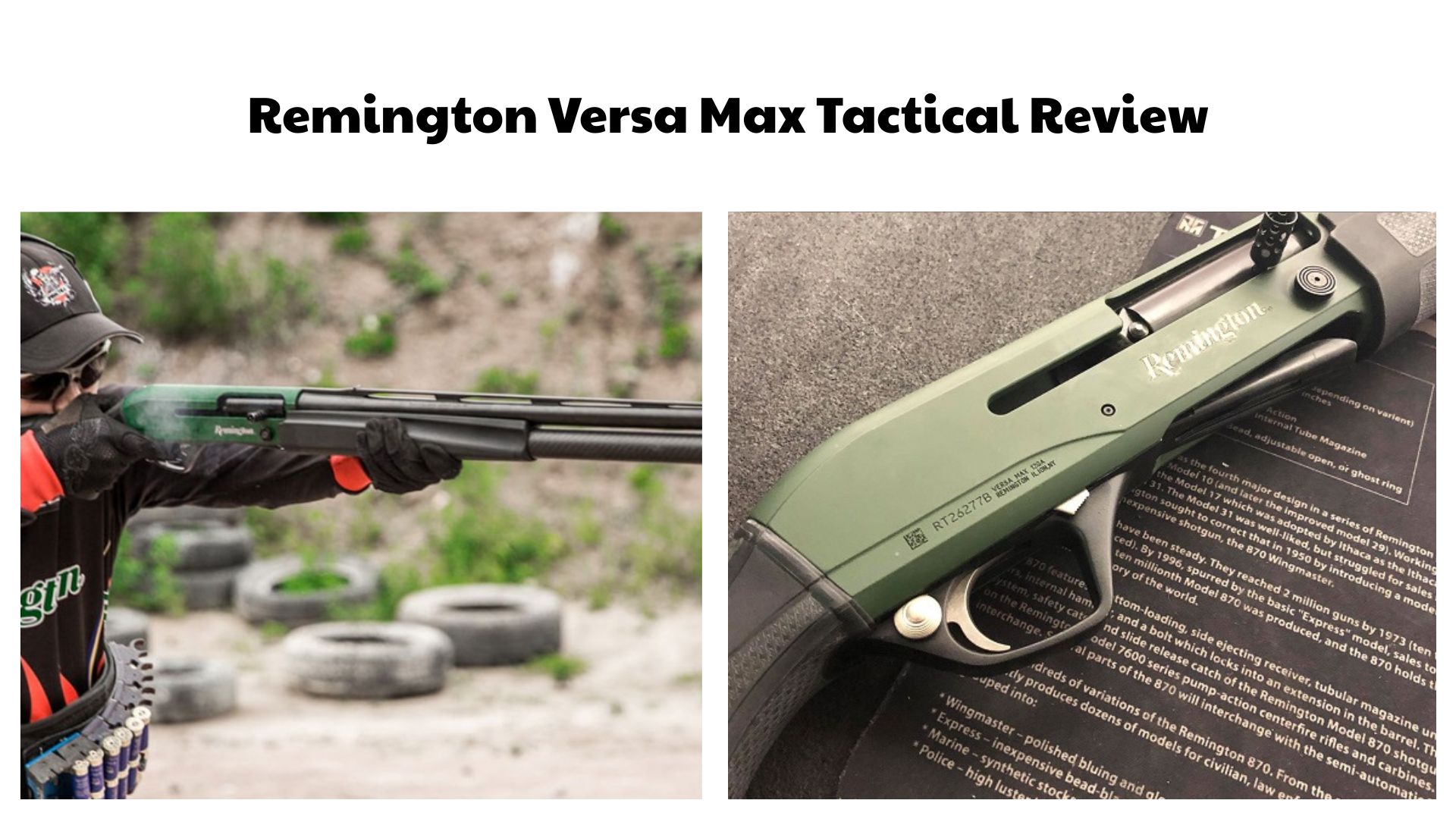 Remington Versa Max Tactical Review
