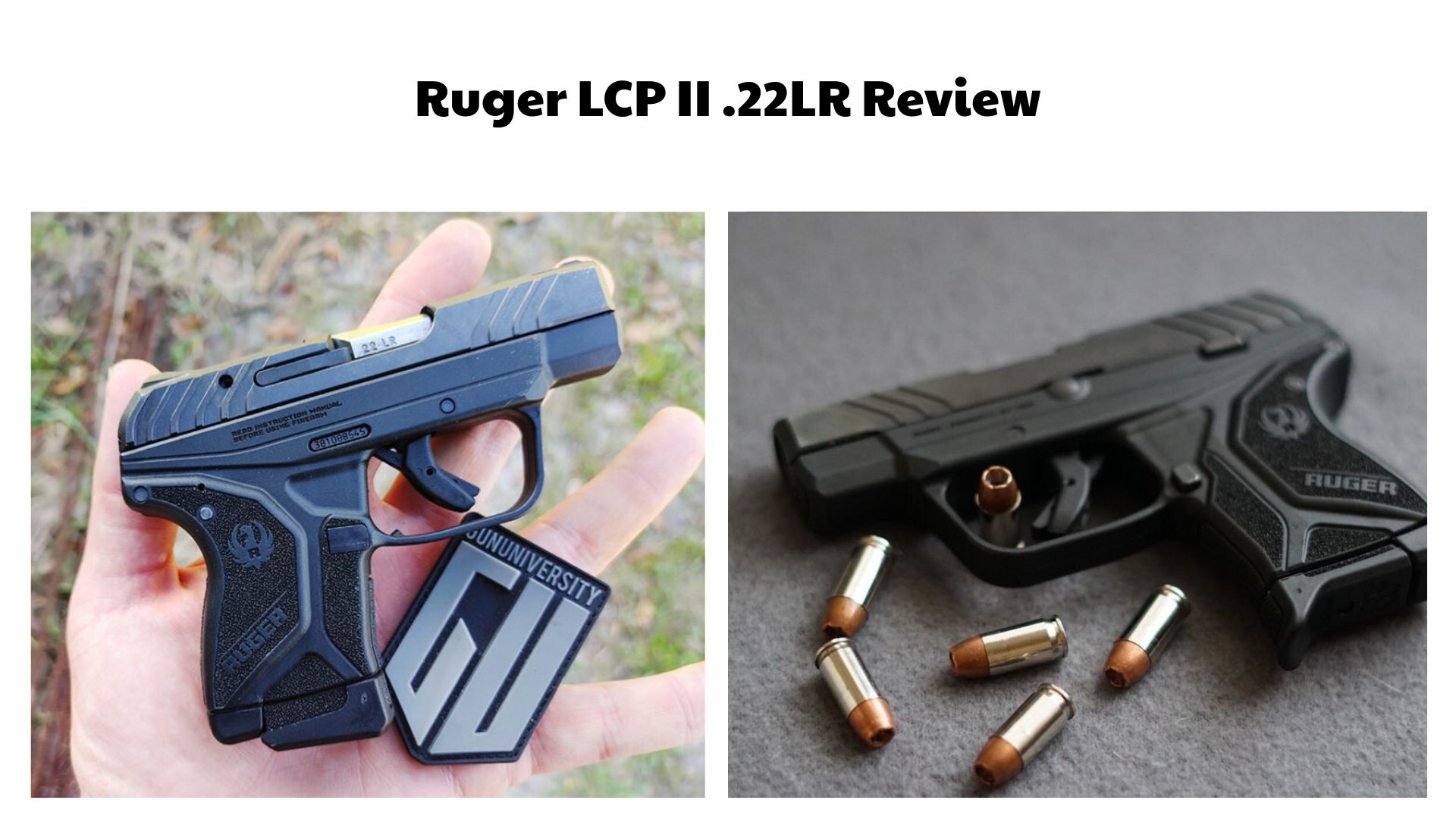 Ruger LCP II .22LR Review