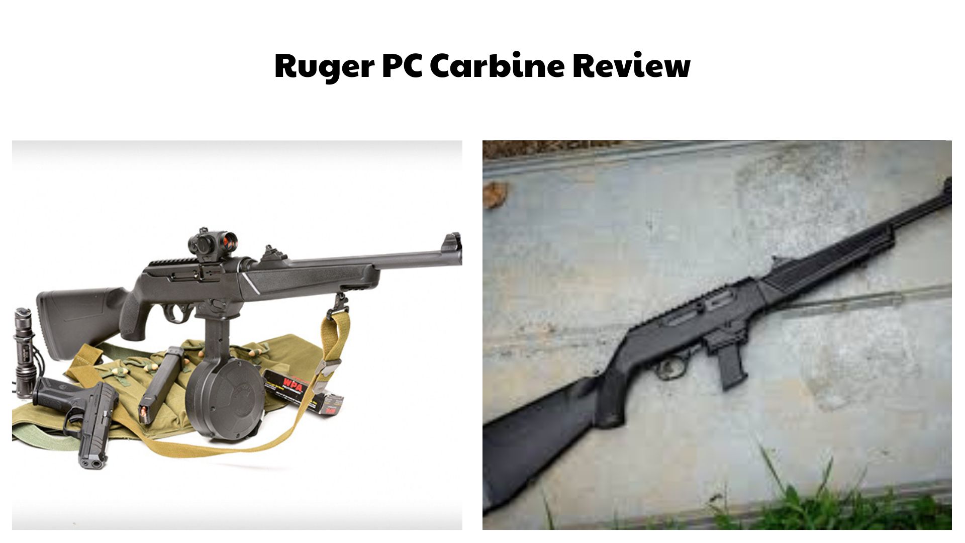 Ruger PC Carbine Review