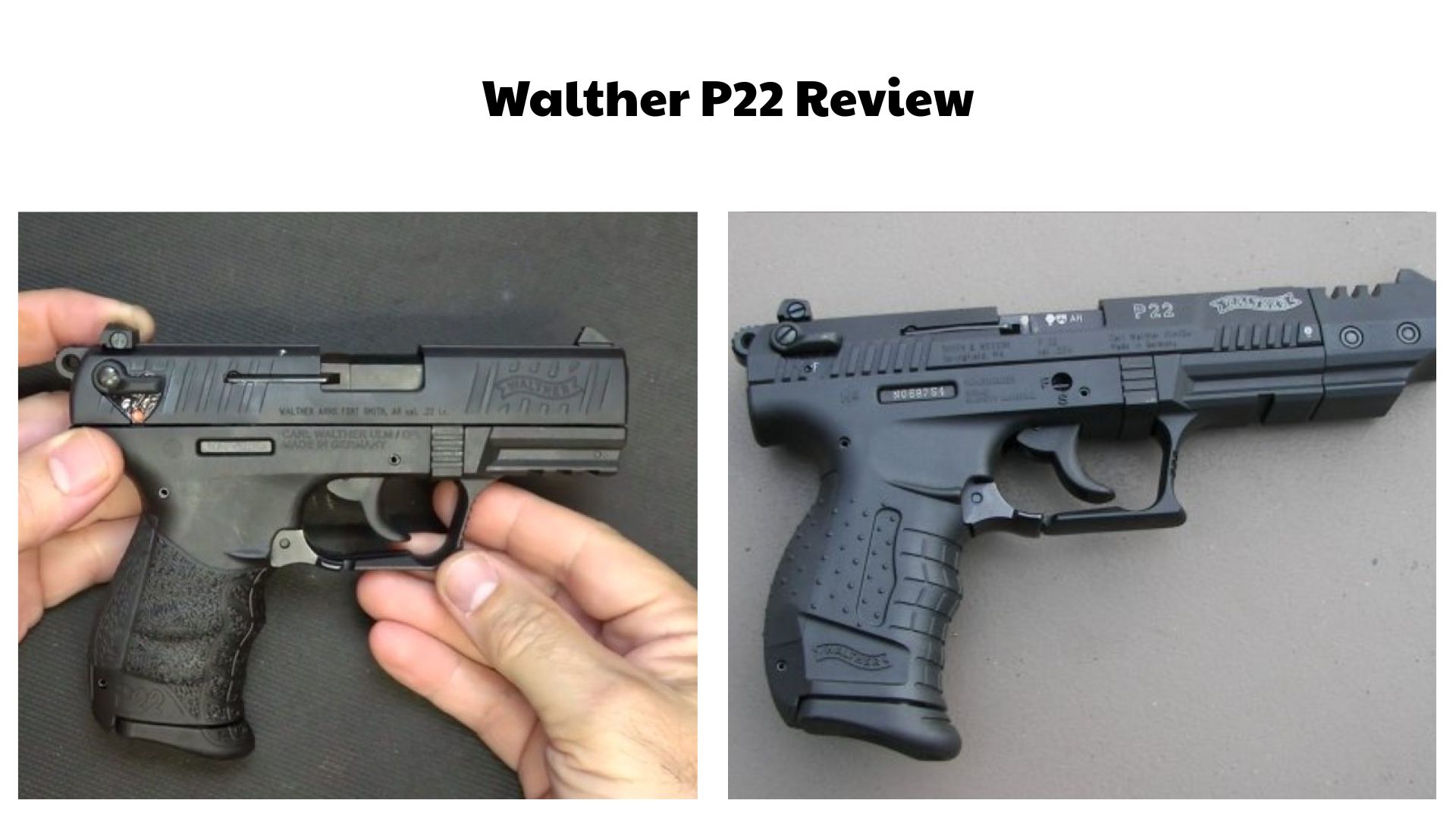 Walther P22 Review