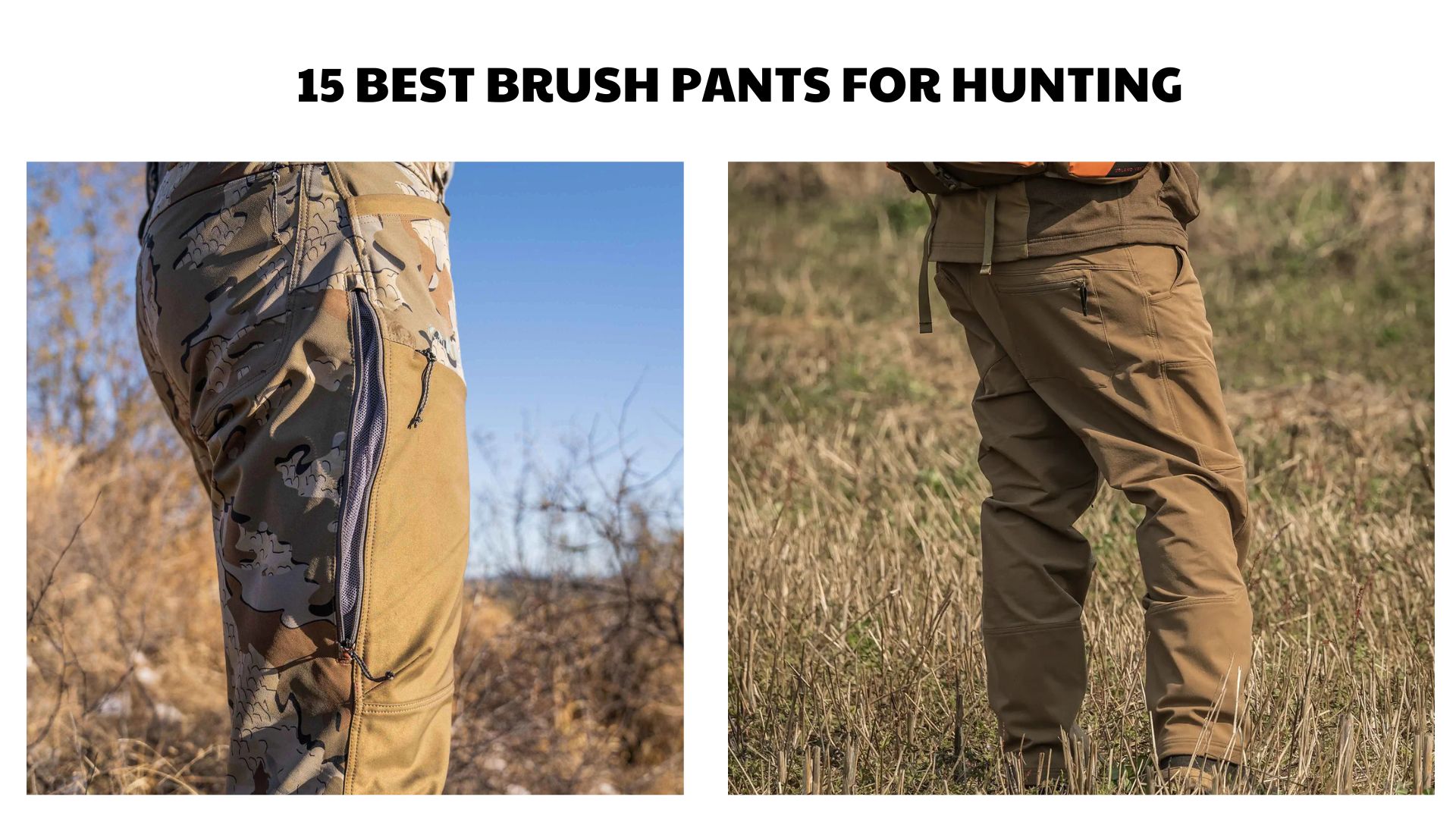 15 Best Brush Pants for Hunting