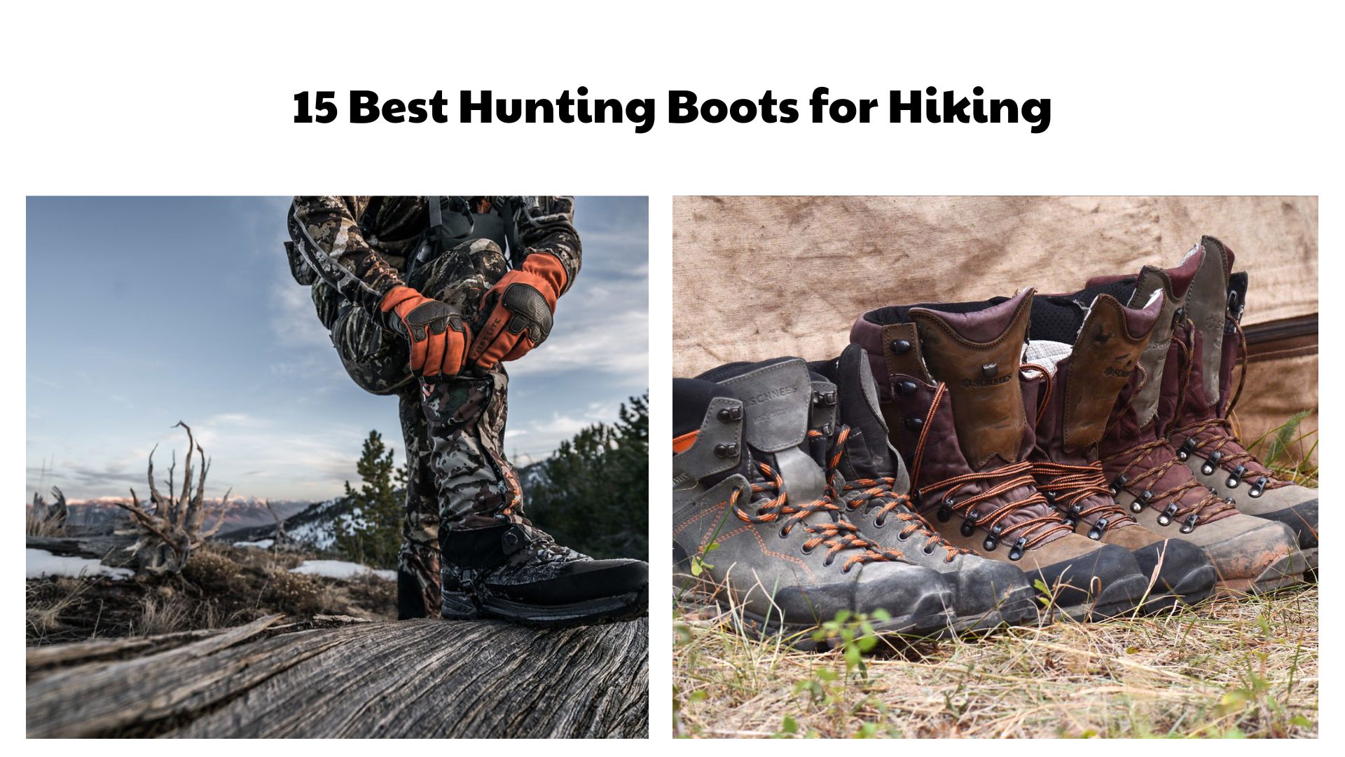 15 Best Hunting Boots for Hiking