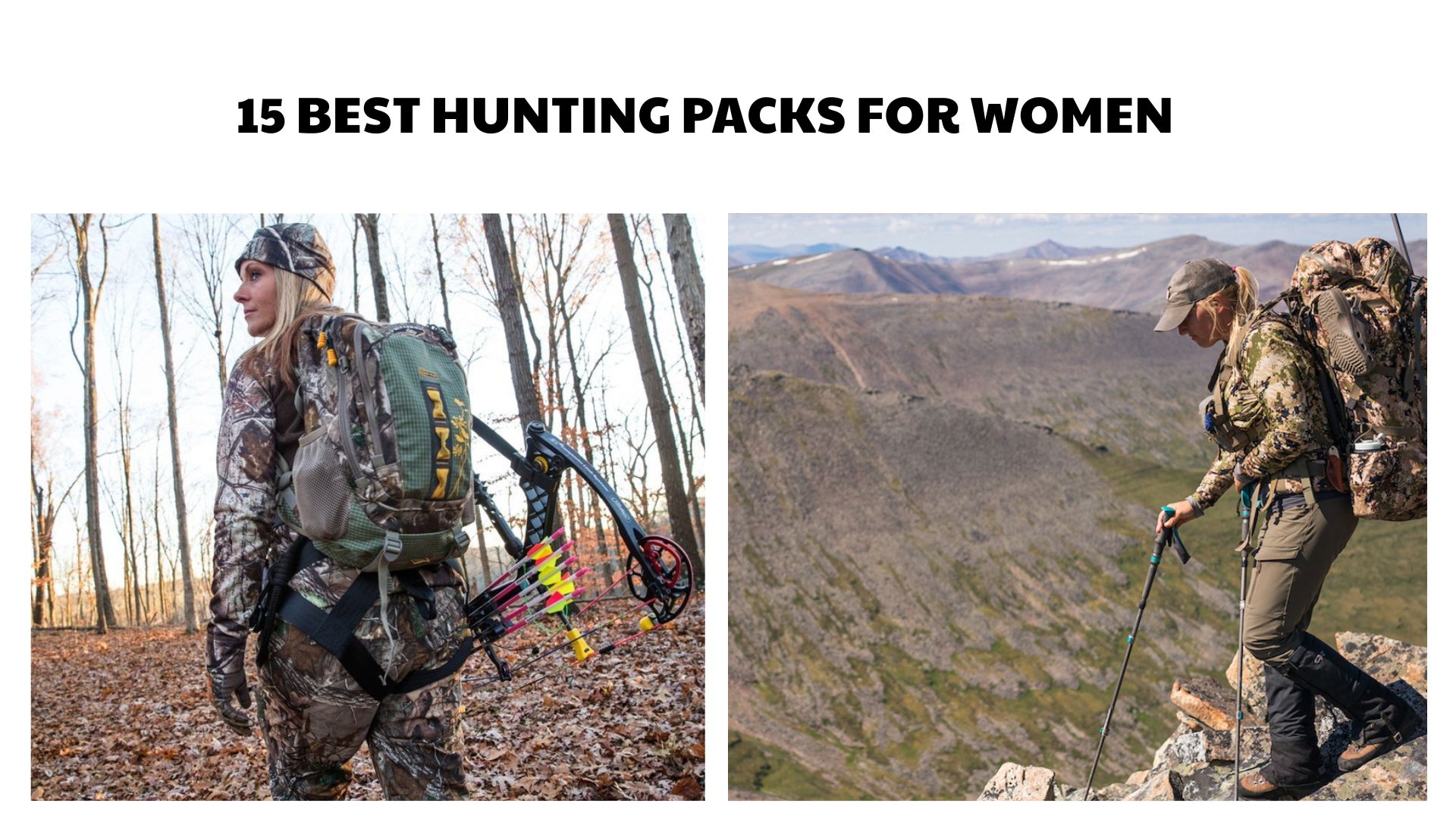 15 Best Hunting Packs for Women