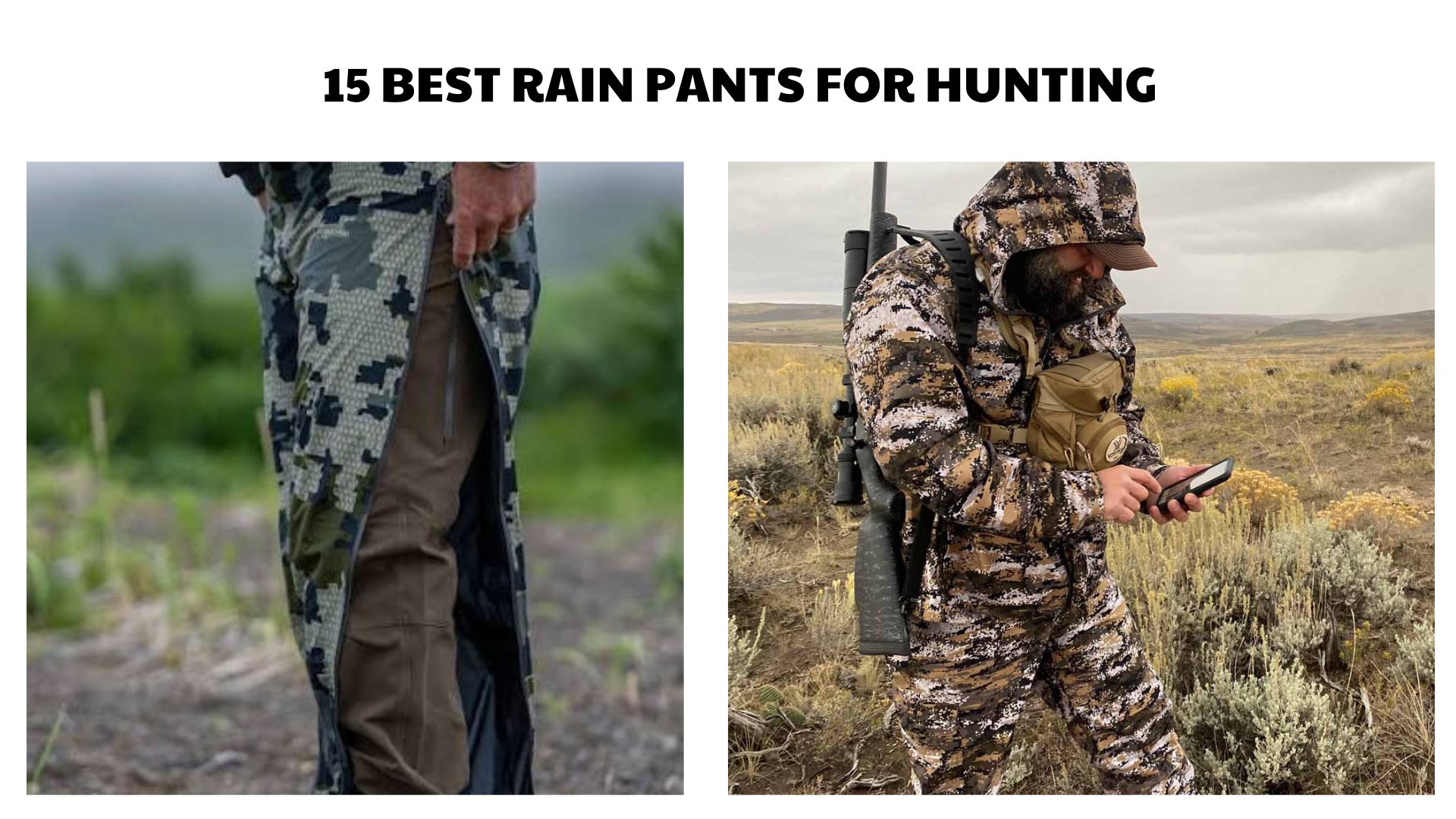 15 Best Rain Pants for Hunting