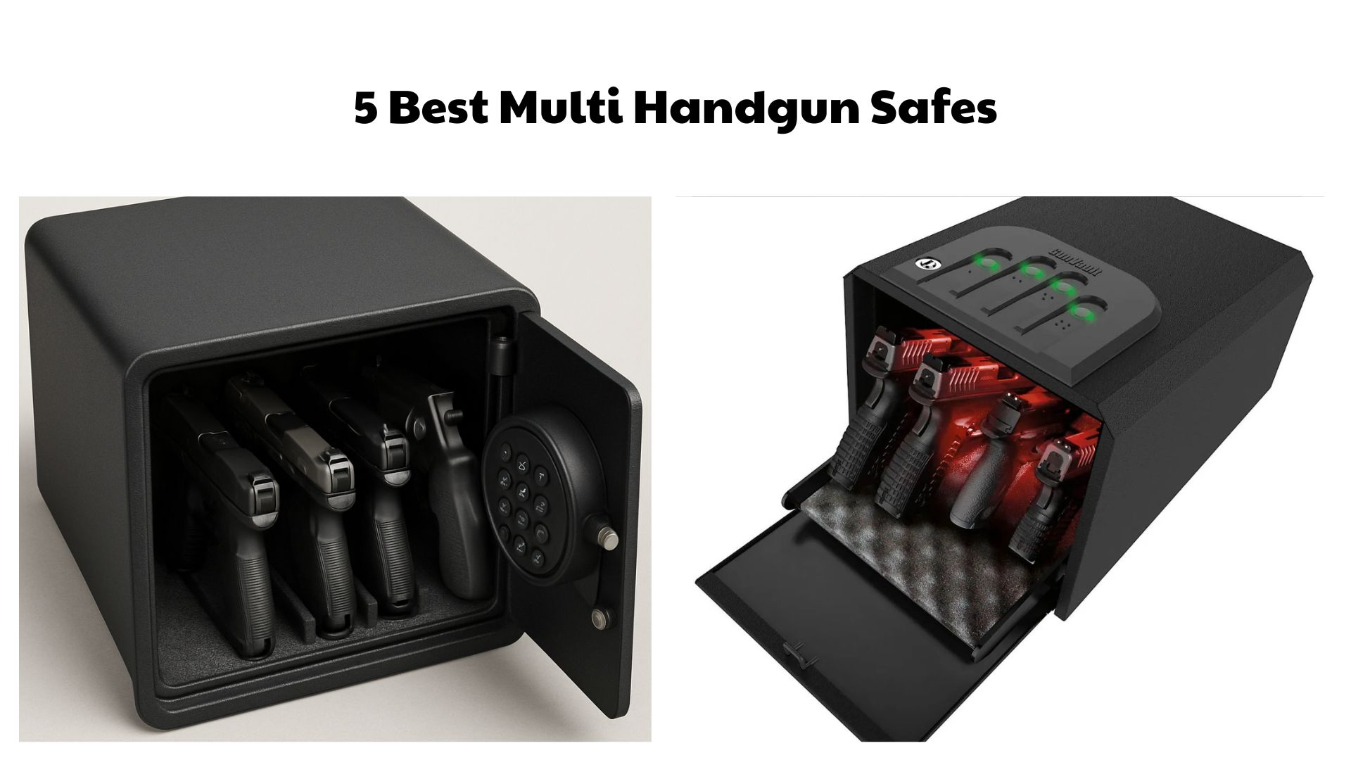 5 Best Multi Handgun Safes