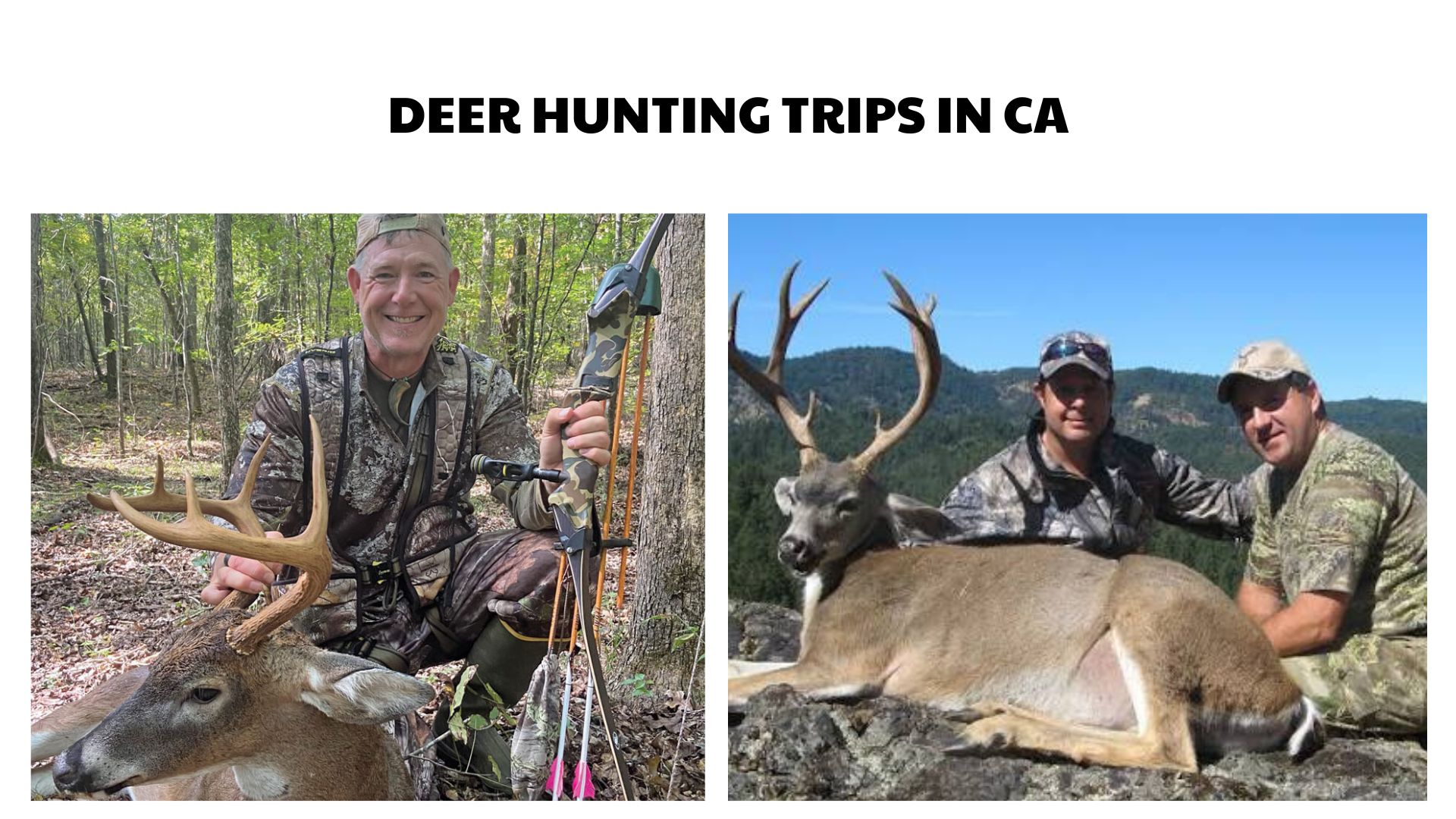 Deer Hunting Trips in CA