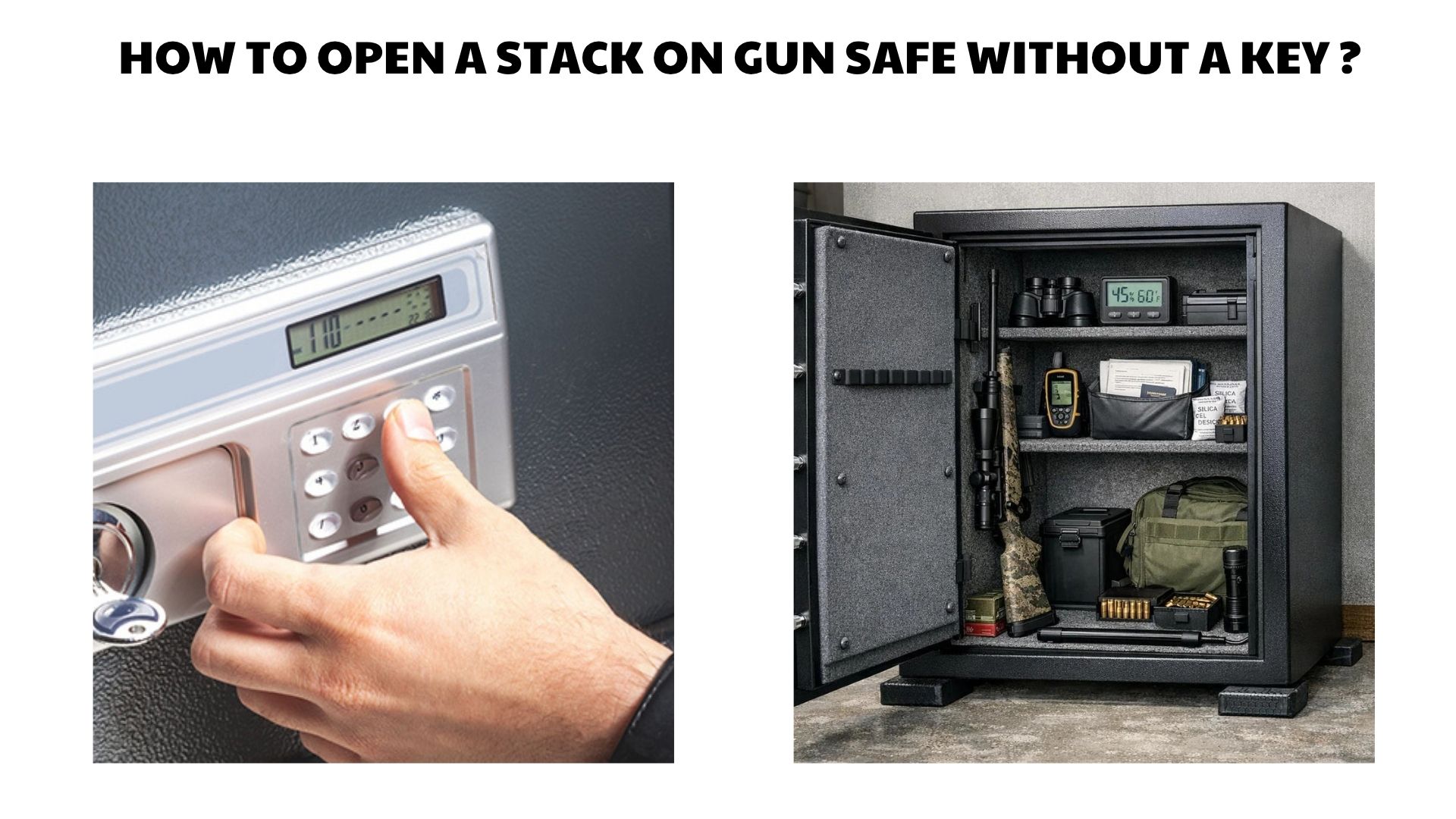 How to Open a Stack On Gun Safe Without a Key