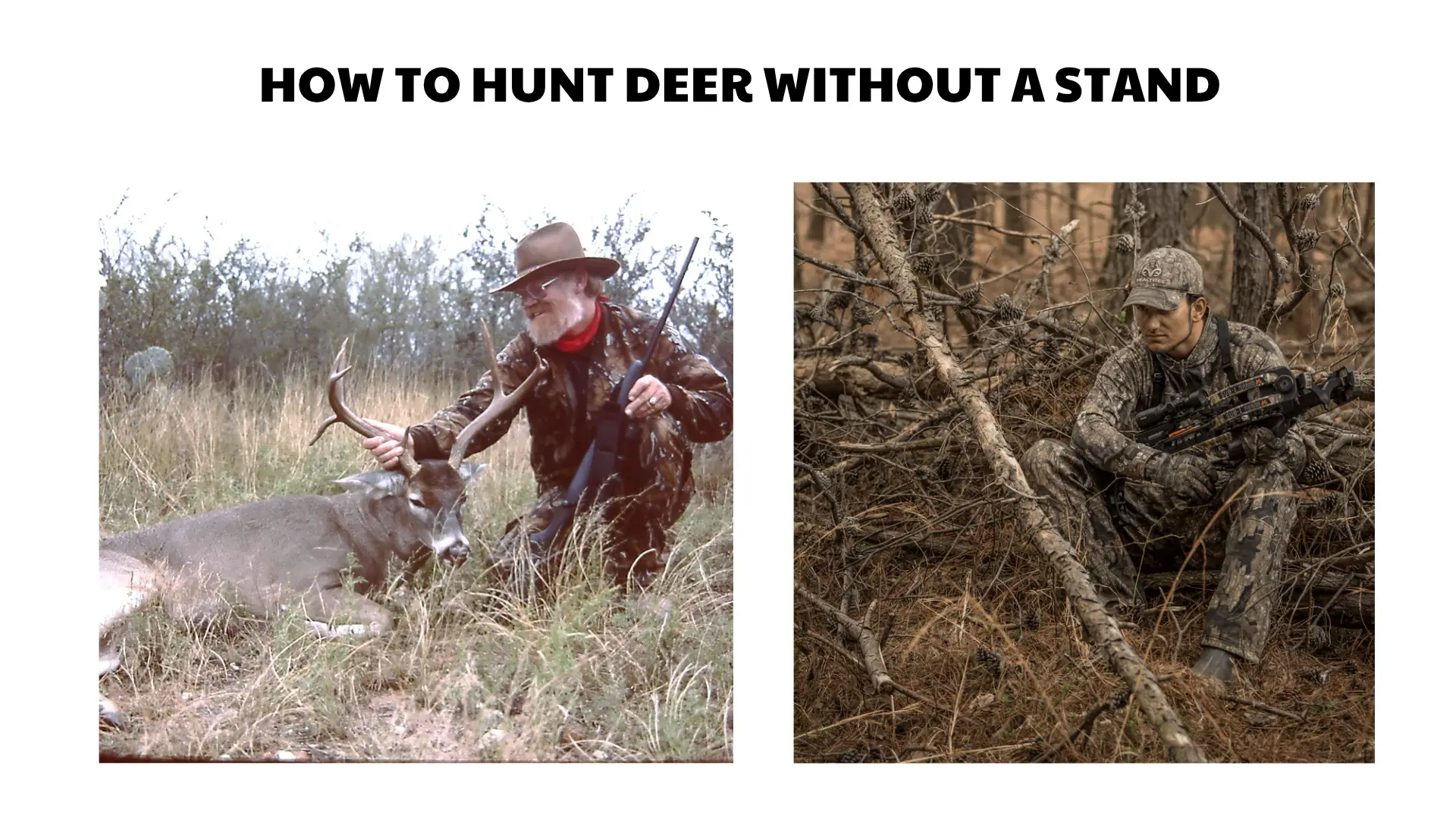 how to hunt deer without a stand