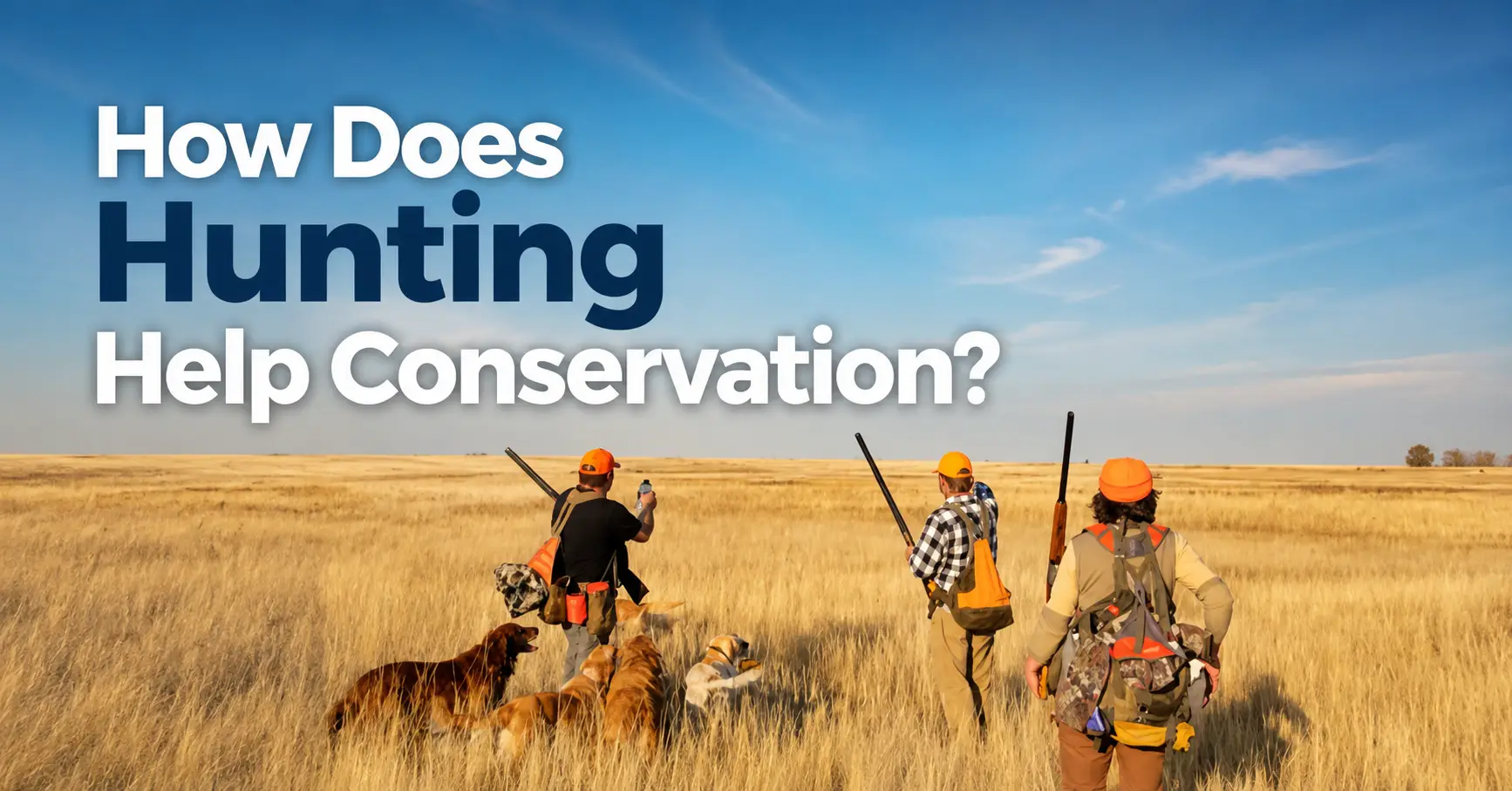 how does hunting help conservation