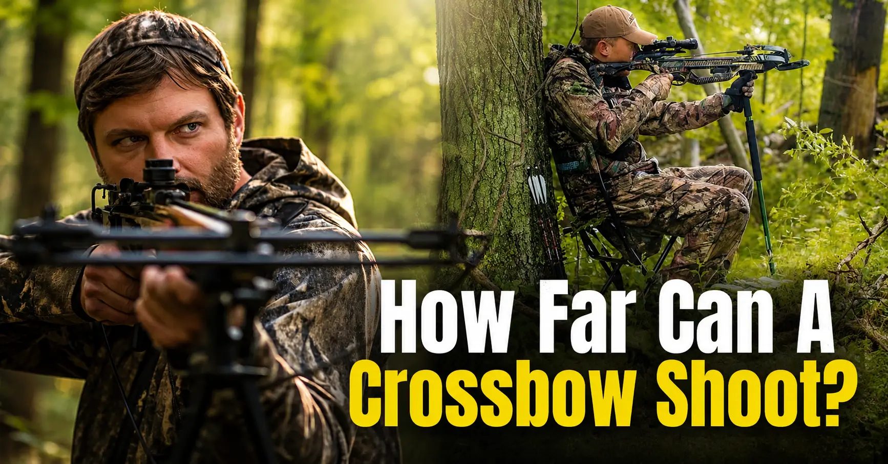 how far can a crossbow shoot