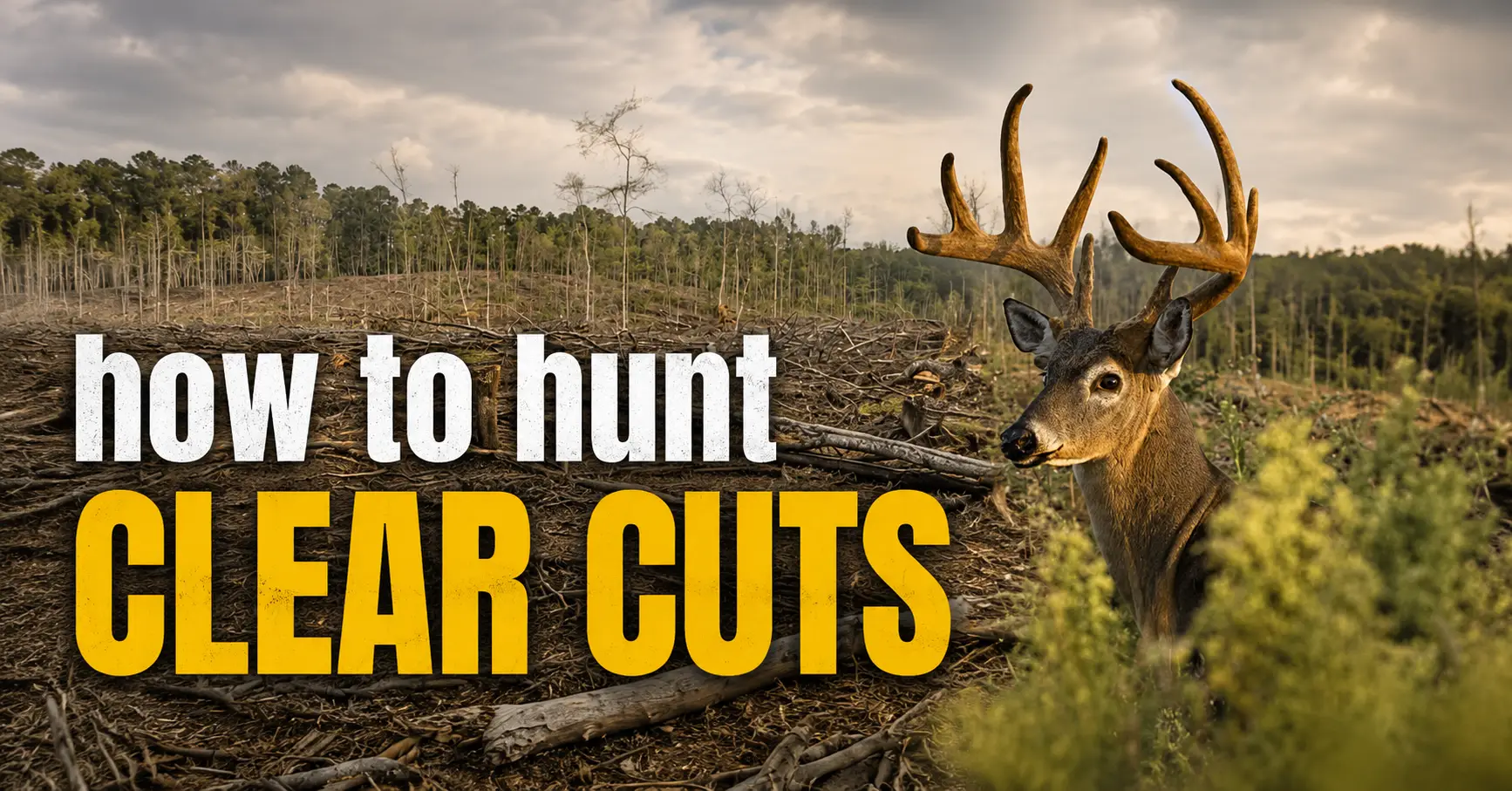 how to hunt clear cuts