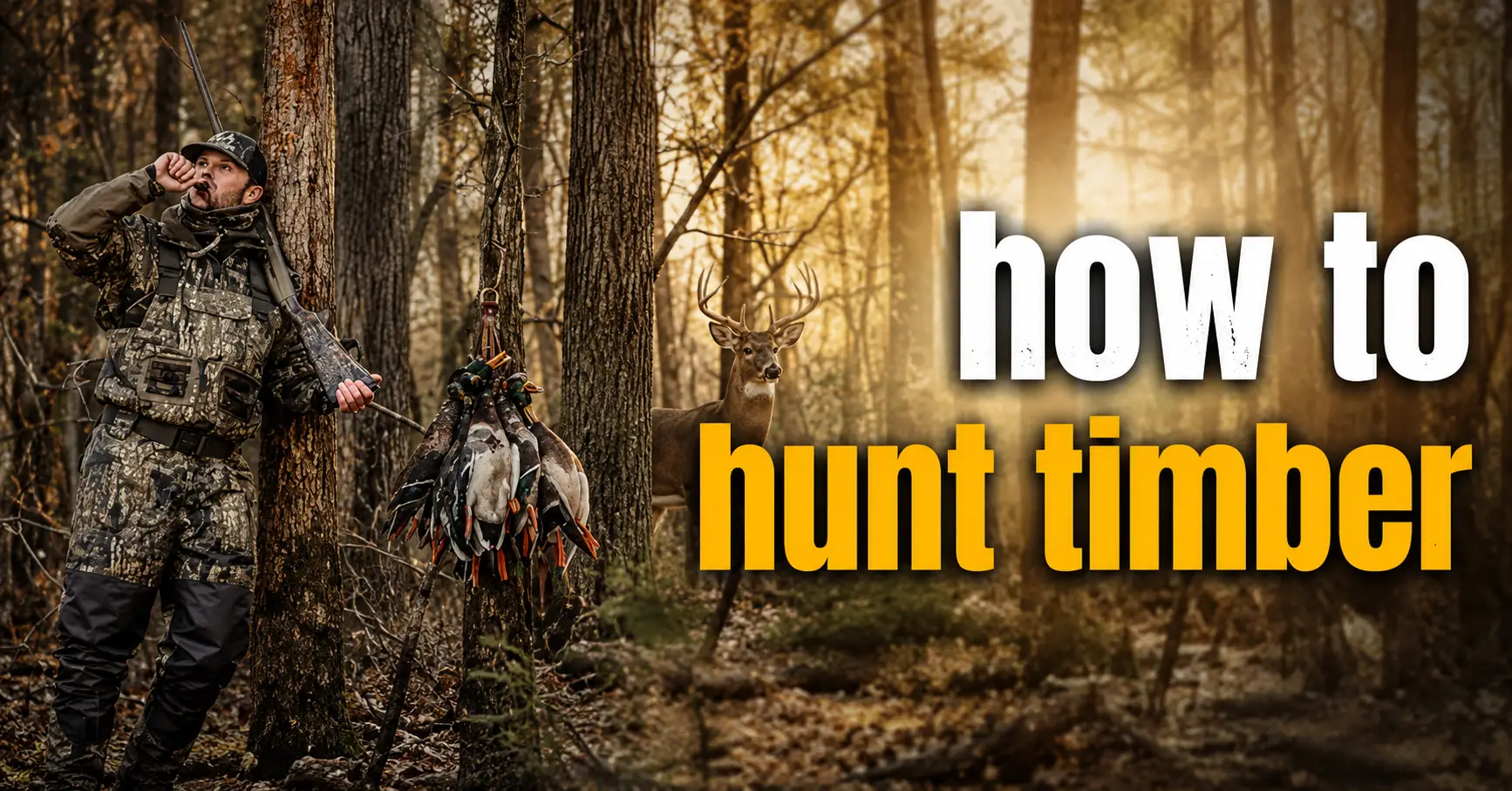 how to hunt timber