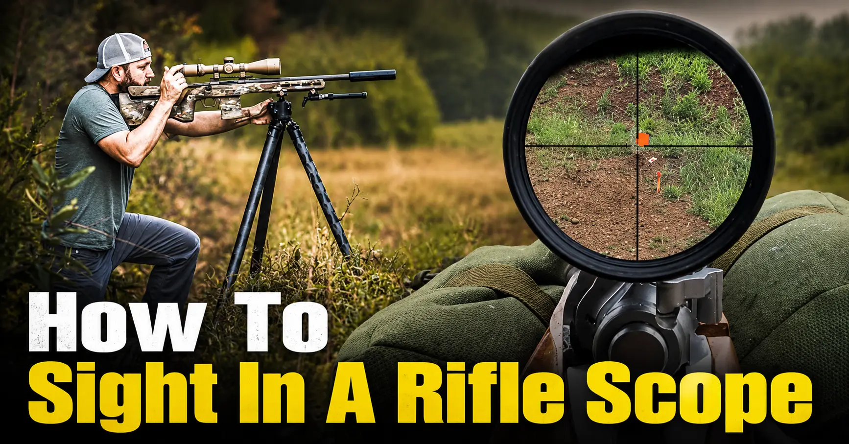 how to sight in a rifle scope