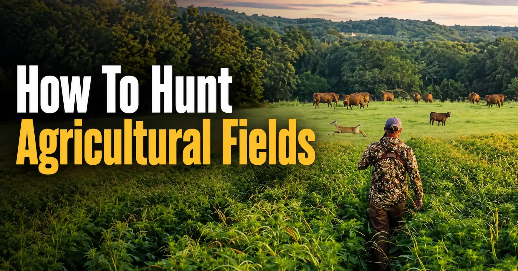 how to hunt agricultural fields