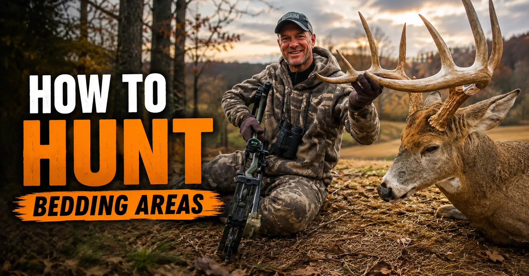 how to hunt bedding areas