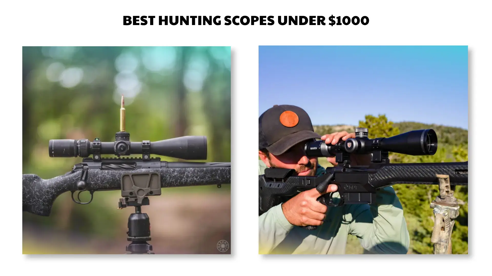 best hunting scopes under $1000