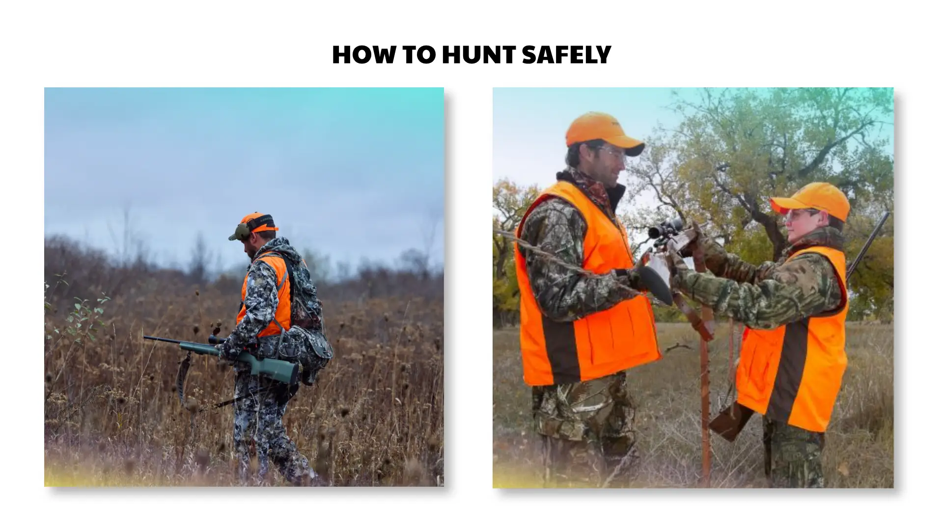 how to hunt safely