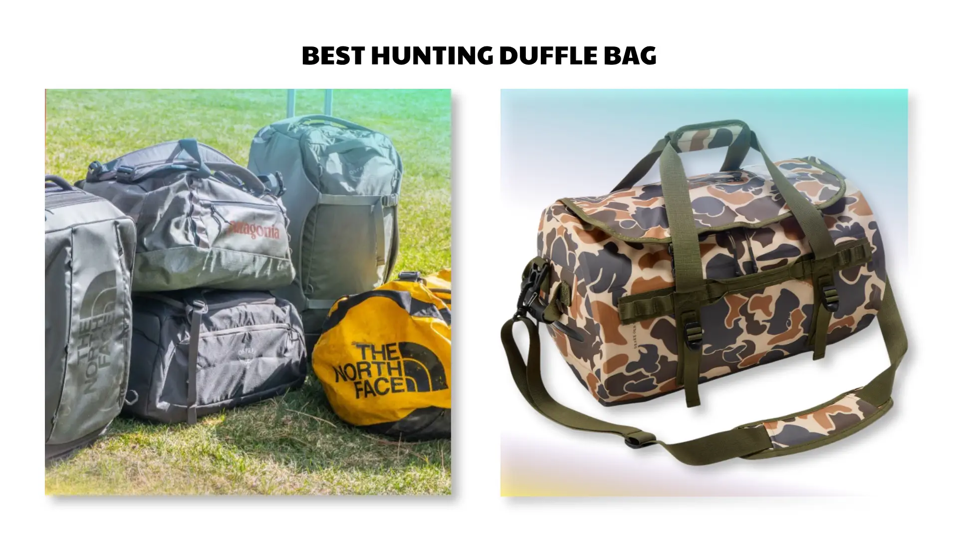 best hunting duffle bag