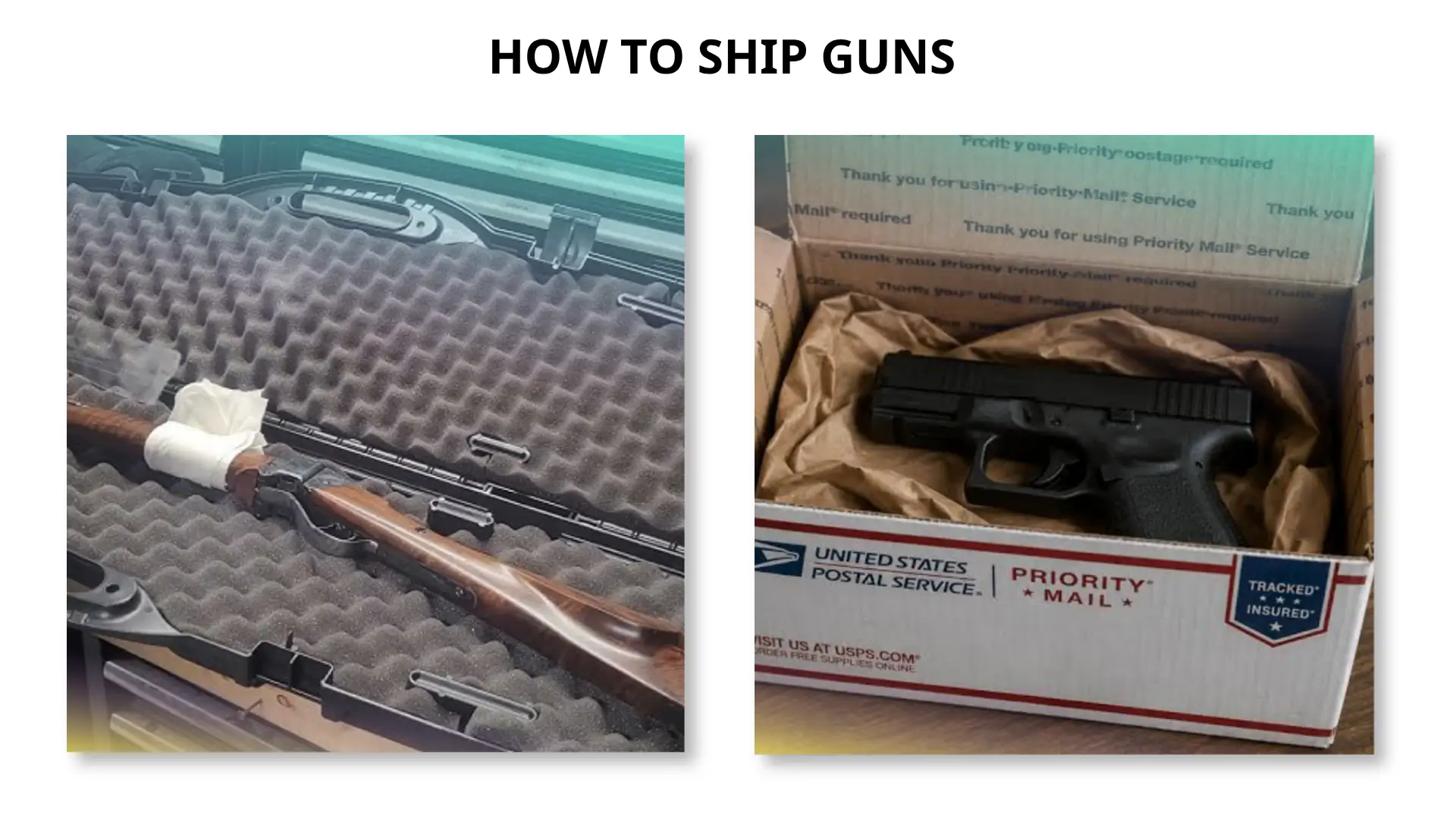 how to ship guns
