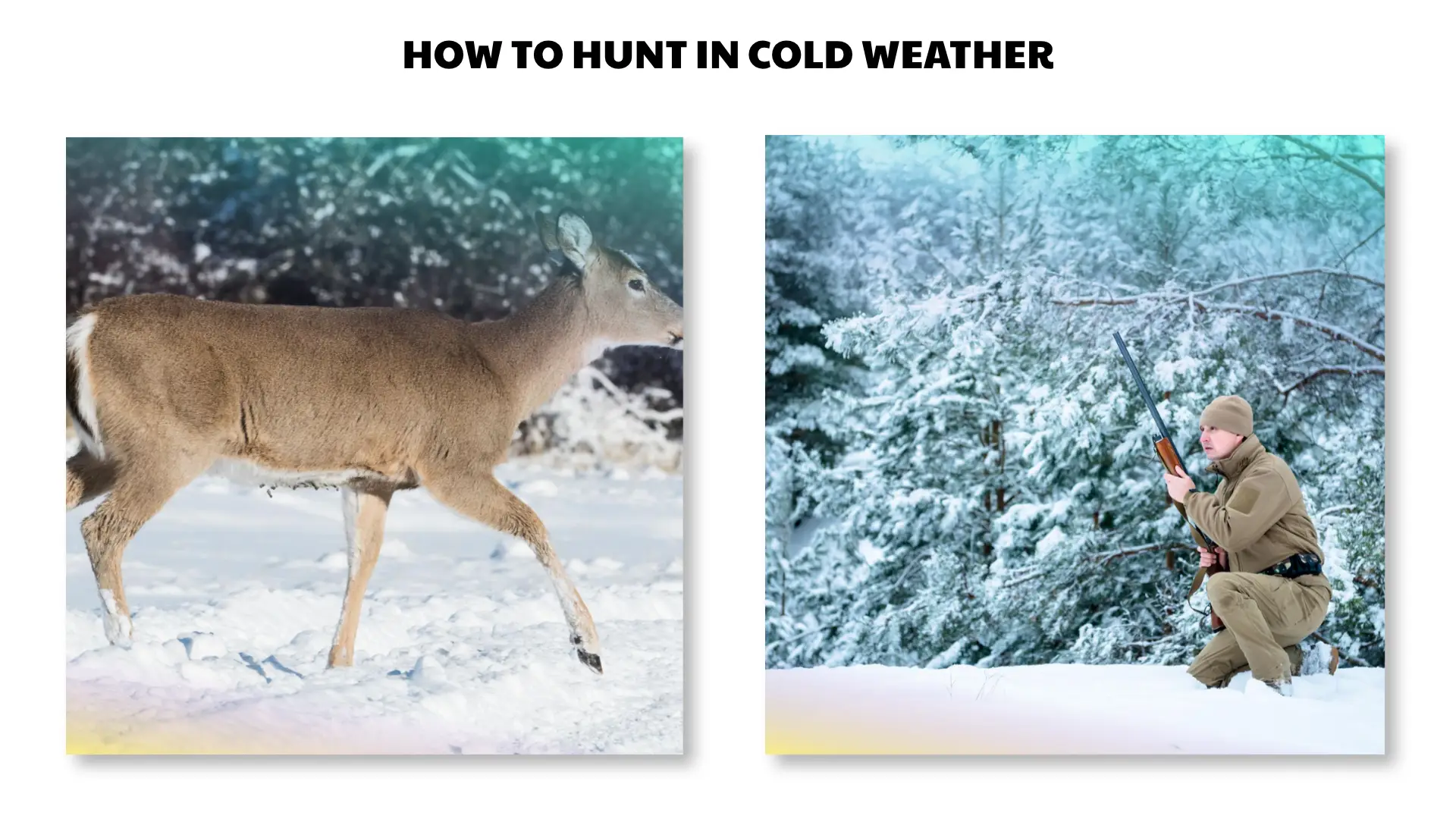 how to hunt in cold weather
