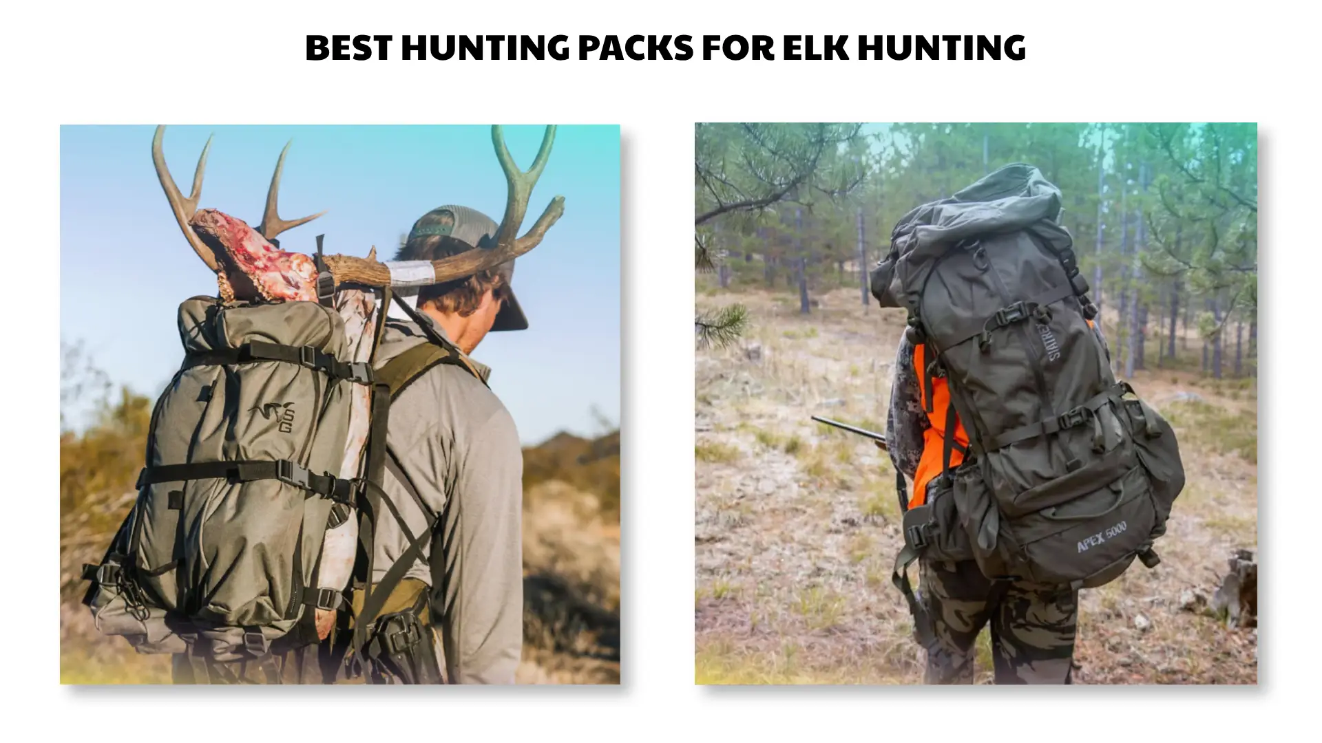 best hunting packs for elk hunting
