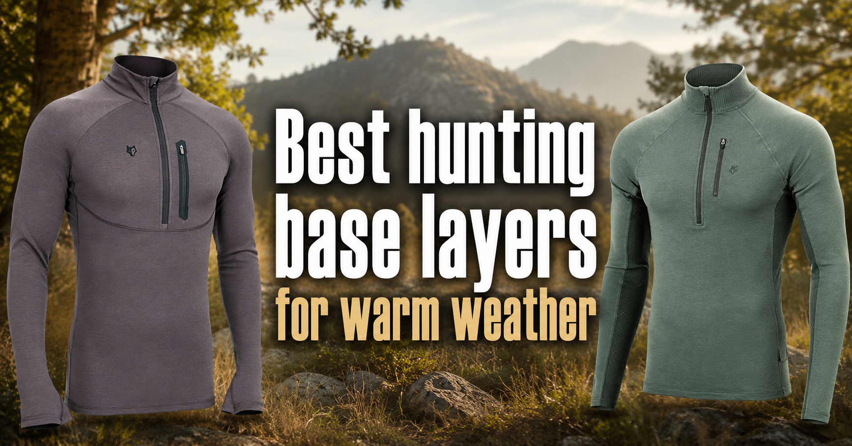 best hunting base layers for warm weather